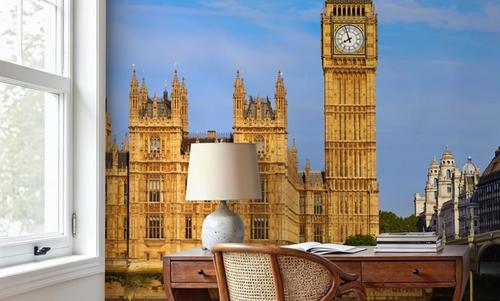 Big Ben Tower and Thames River