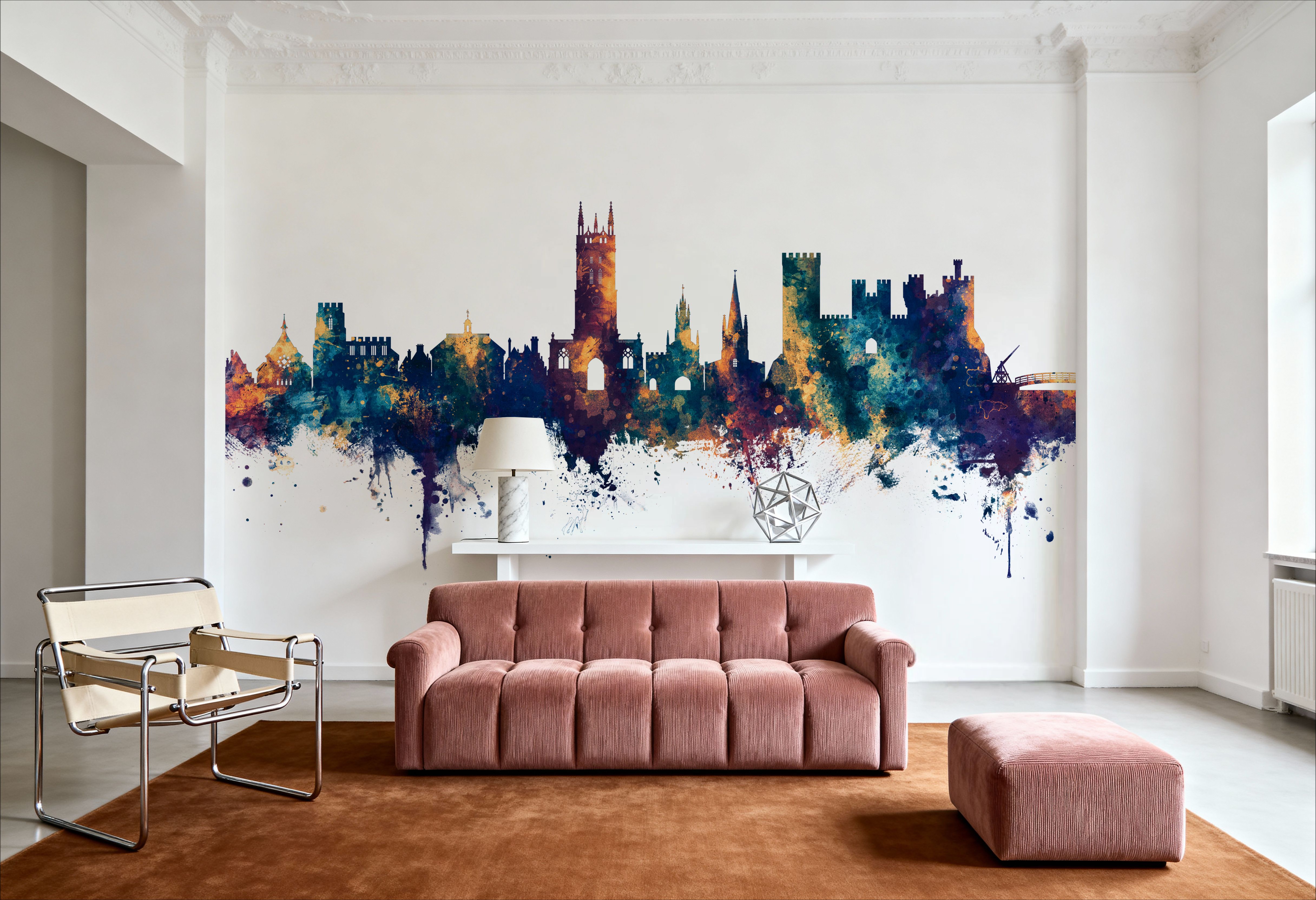 Warwick England Skyline Blue & Bronze