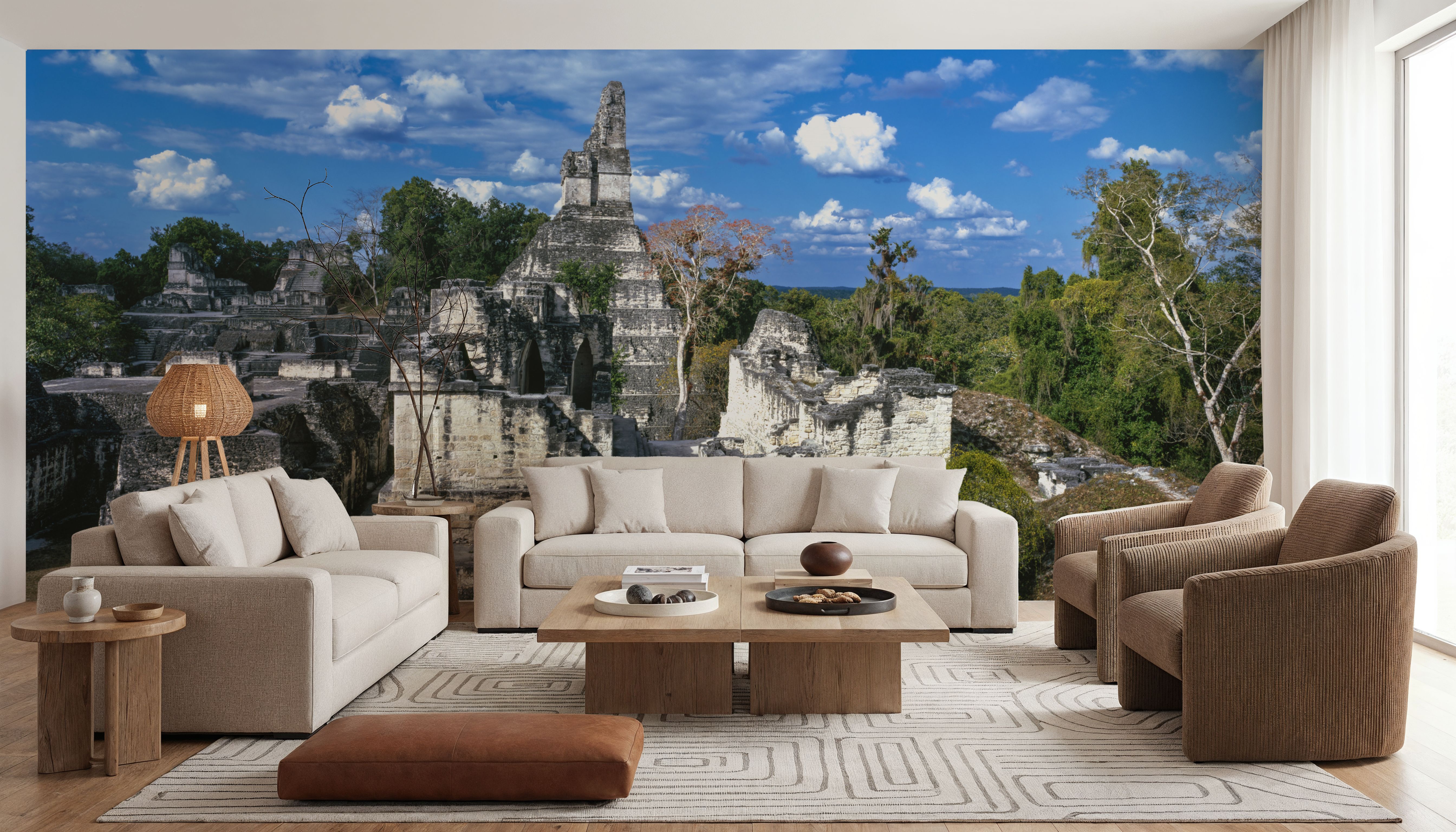 Ancient Temple Wilderness, Wallpaper