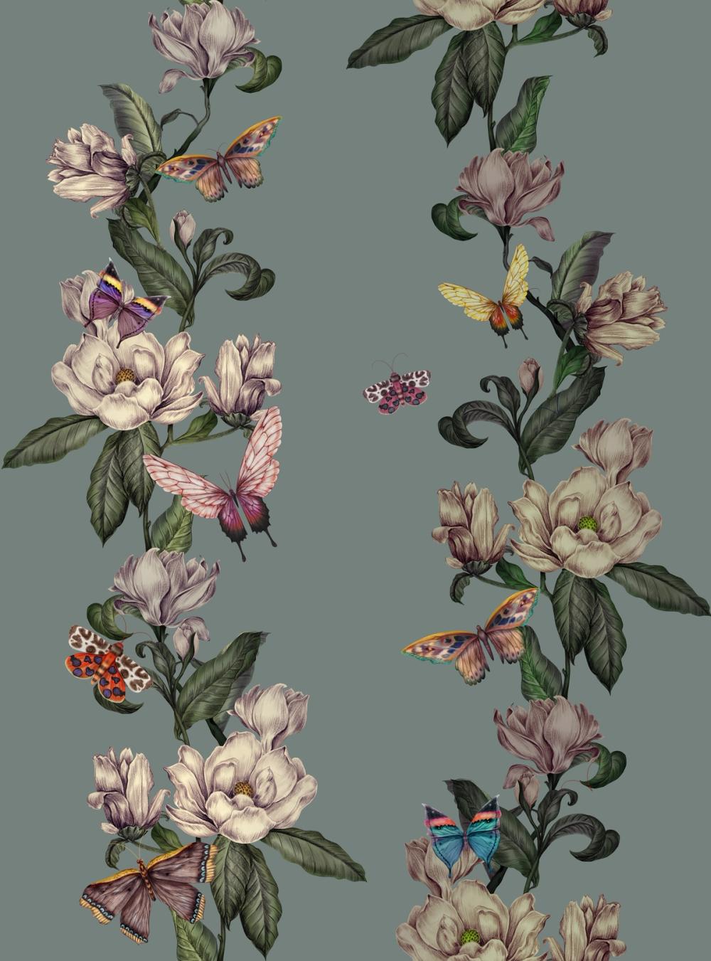 Magnolia Nectar, Dusty Green Blue