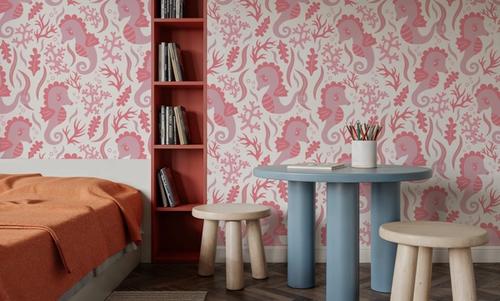 Sweet Seahorses, Pink