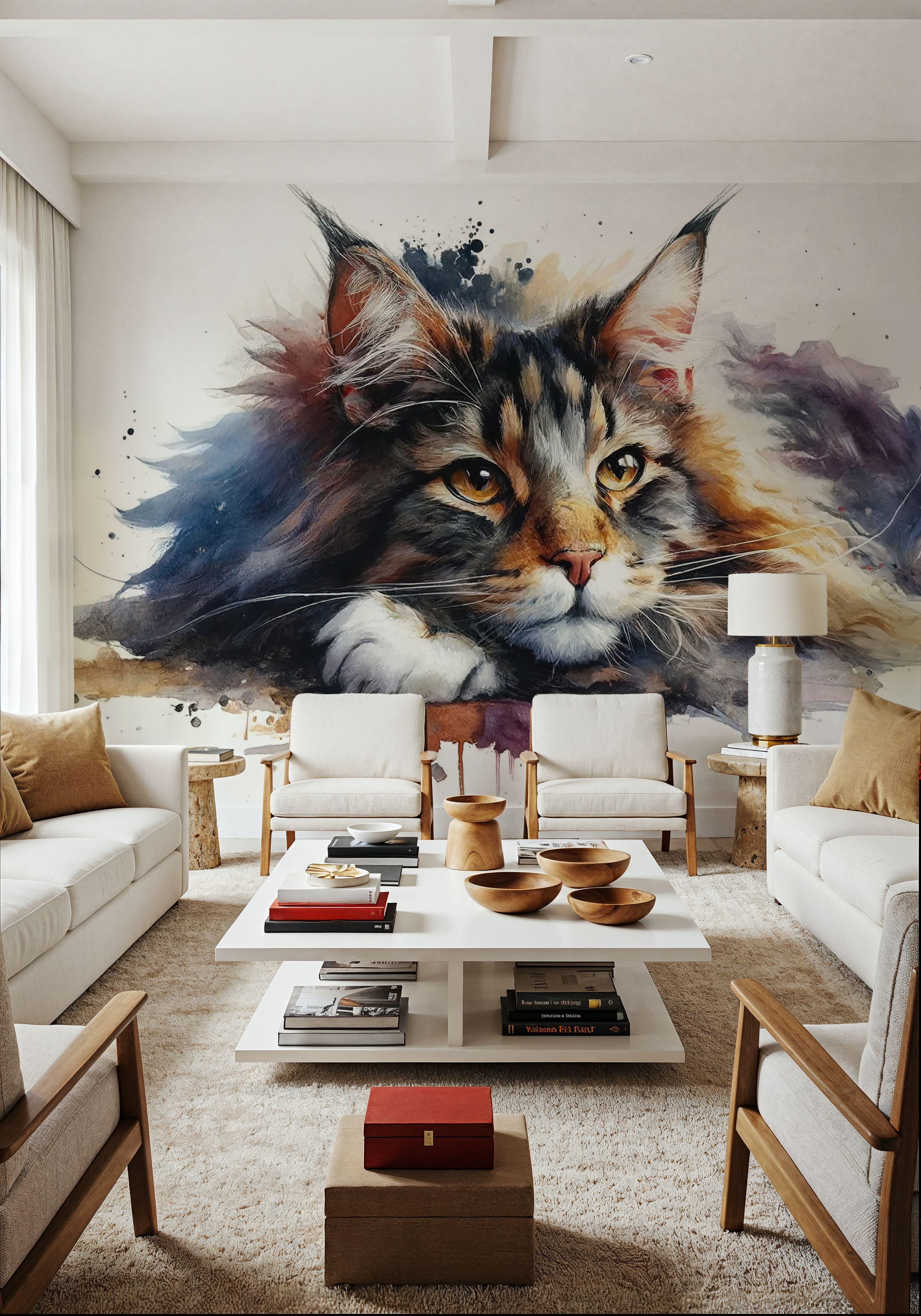 Maine Coon in Repose Blends