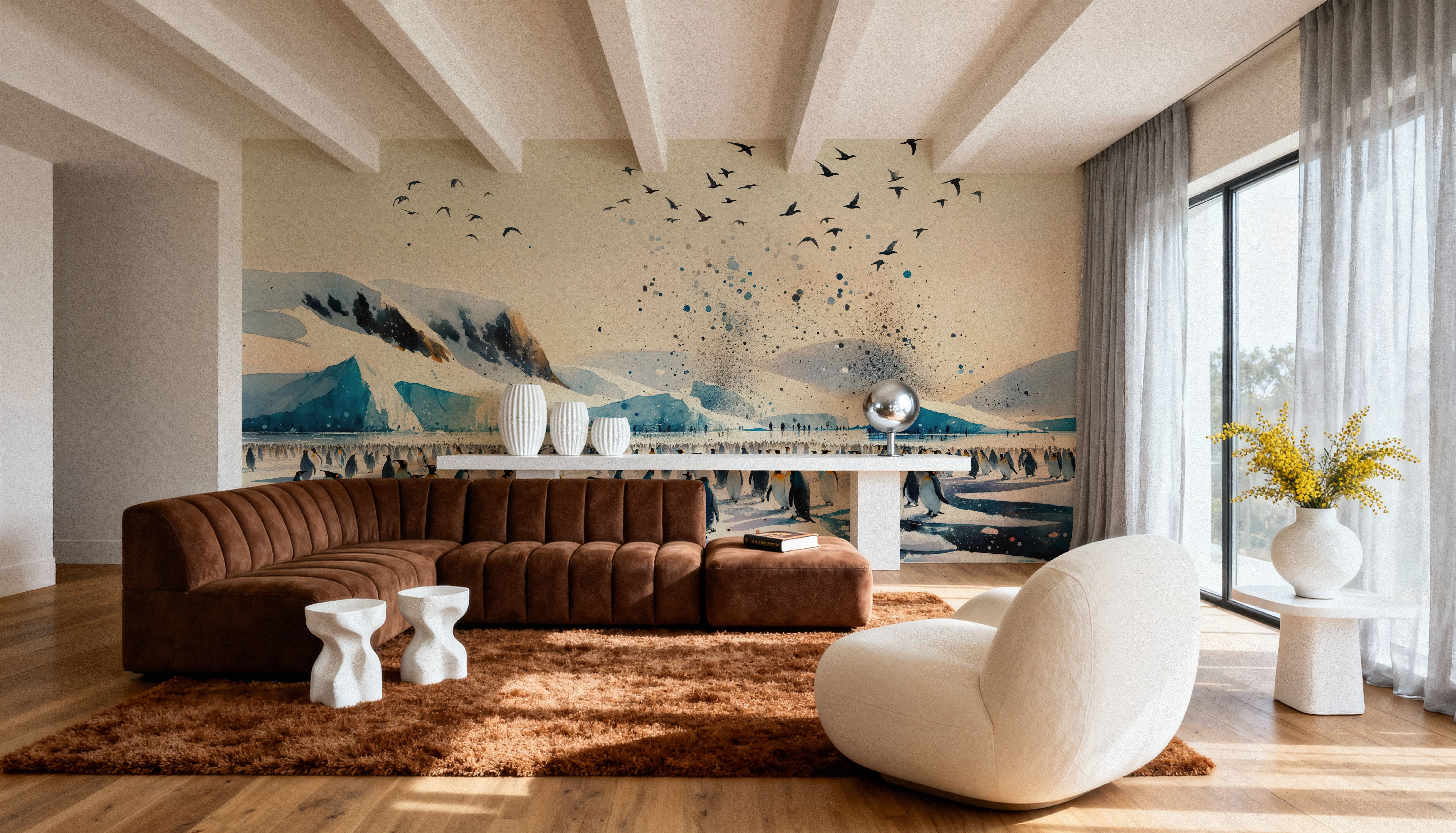 Antarctic Path, Behang