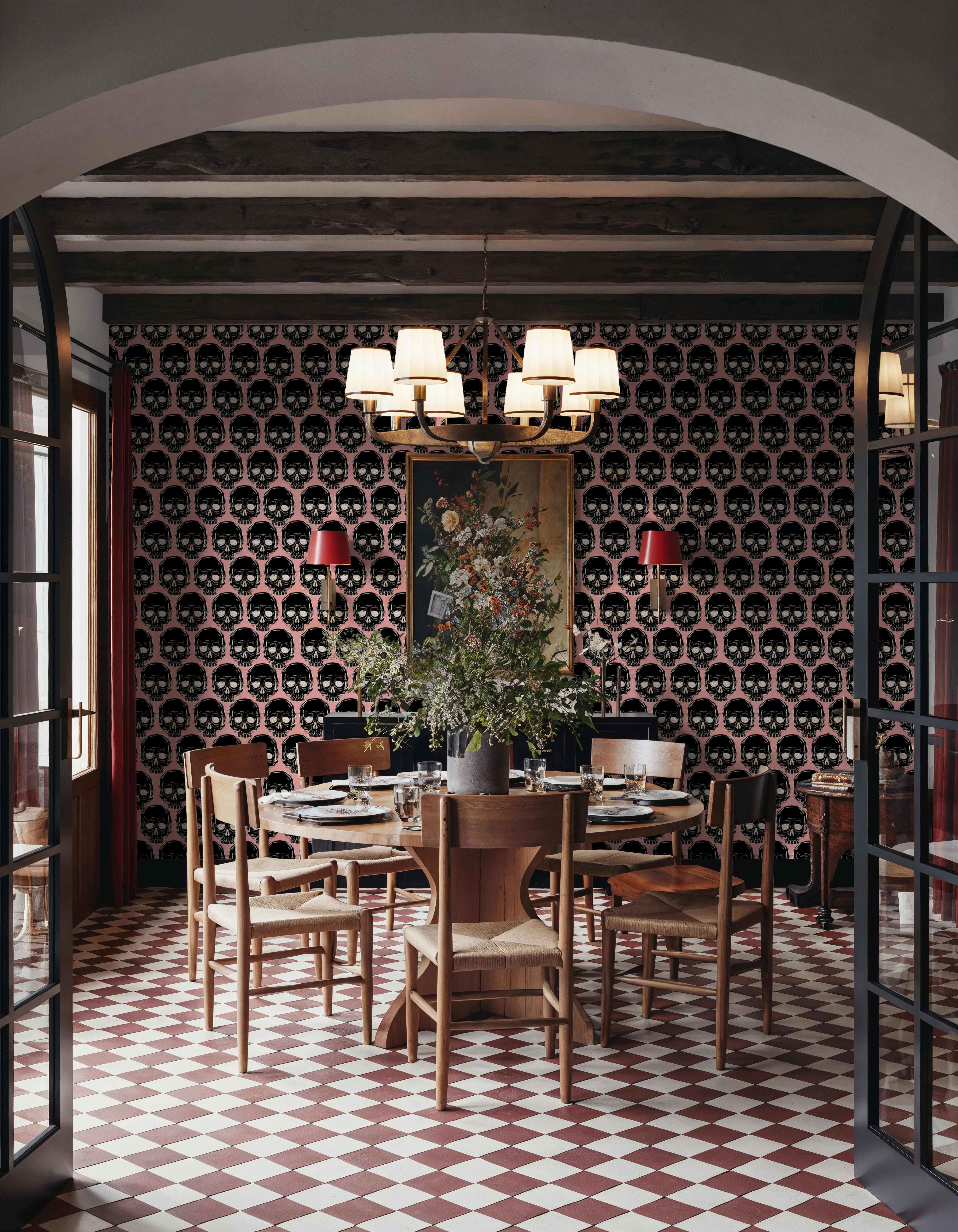 Skulls Everywhere Pink