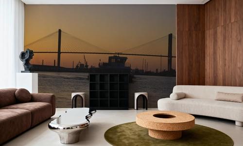 Golden Bridge Silhouette,