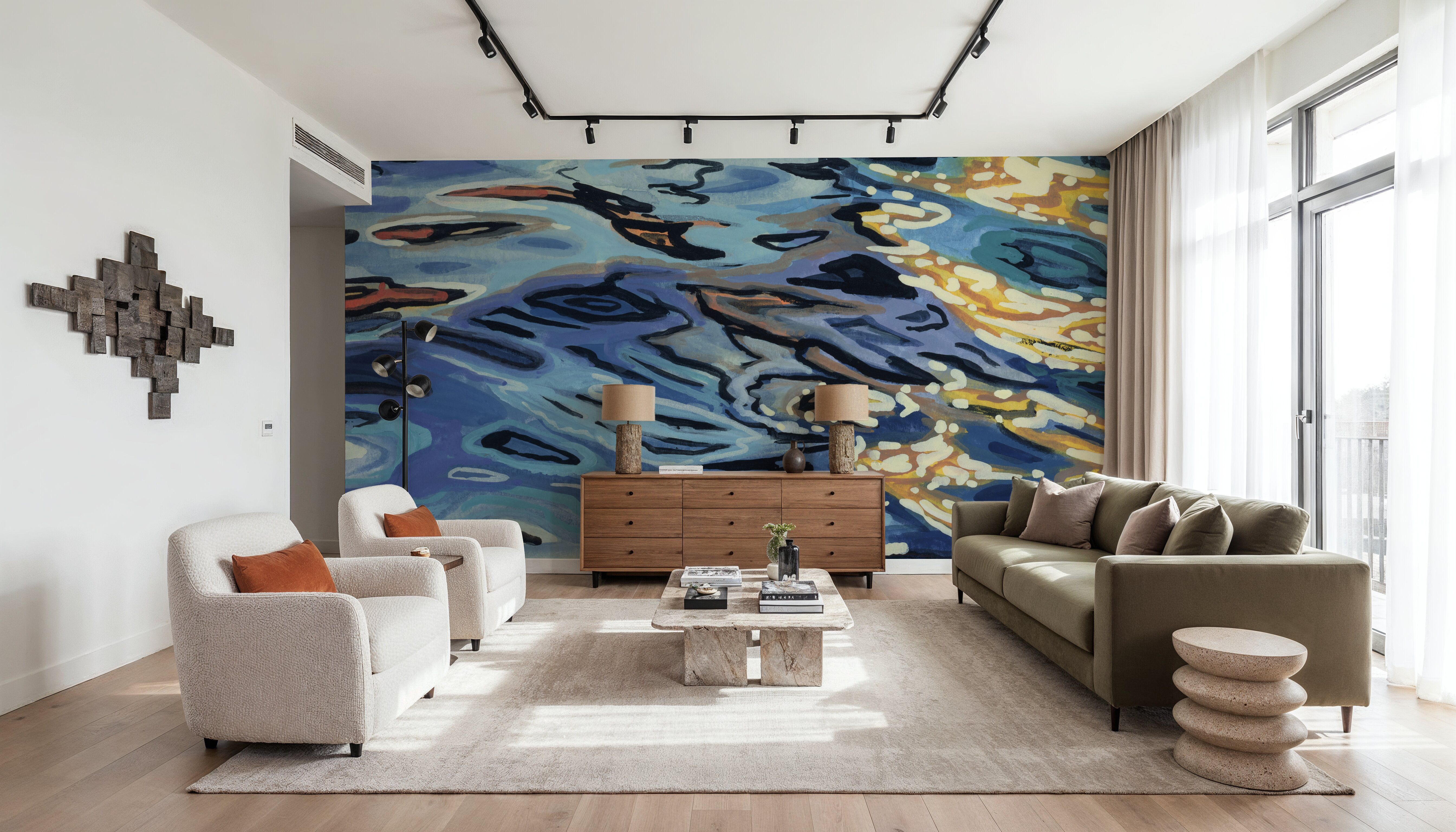 Sunrise on Rippling Water