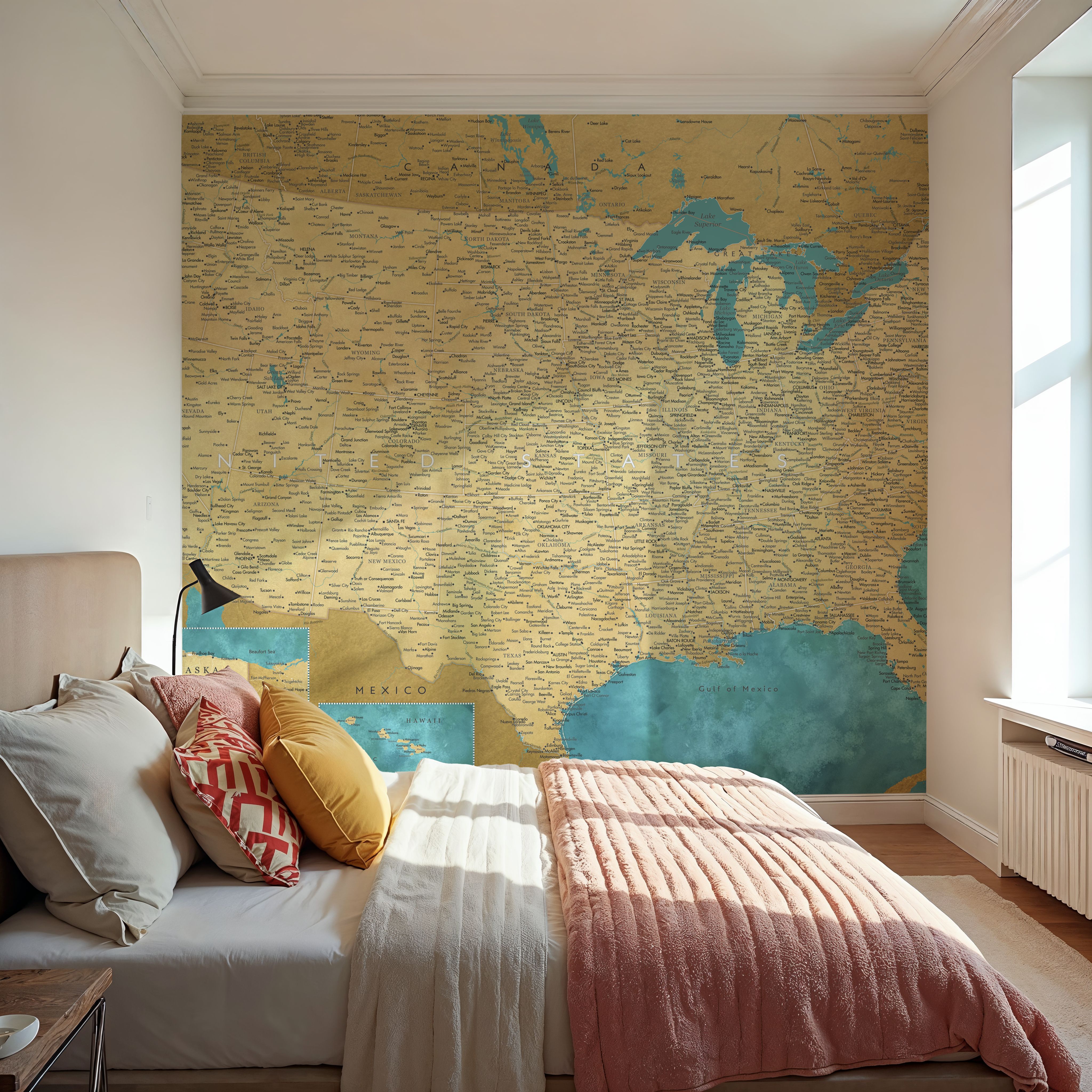 US Map Detailed - Lexy