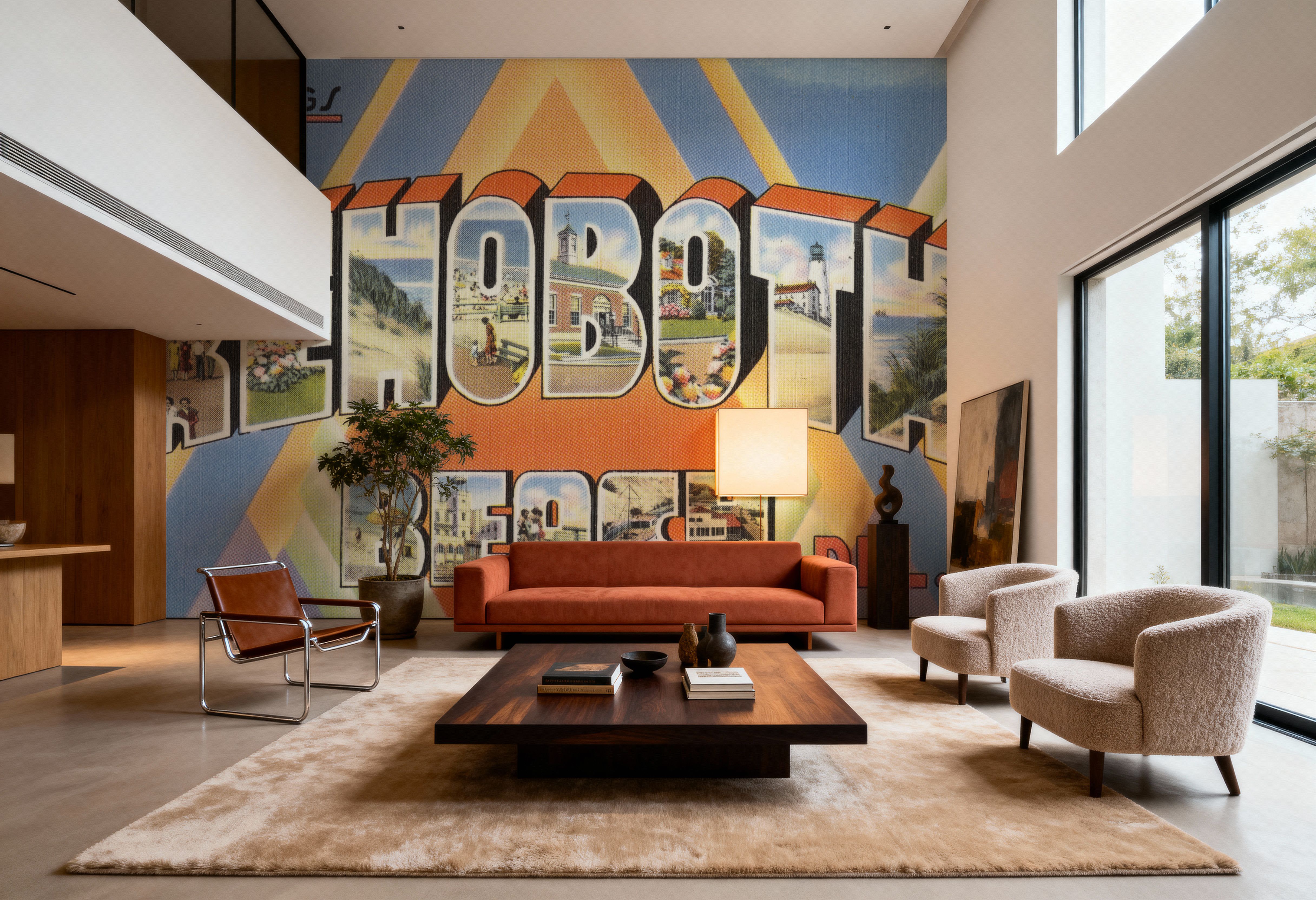 Greetings from Renoboth Beach - Screenprint Postcard