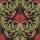 Floral Damask & Bows, Vermilion