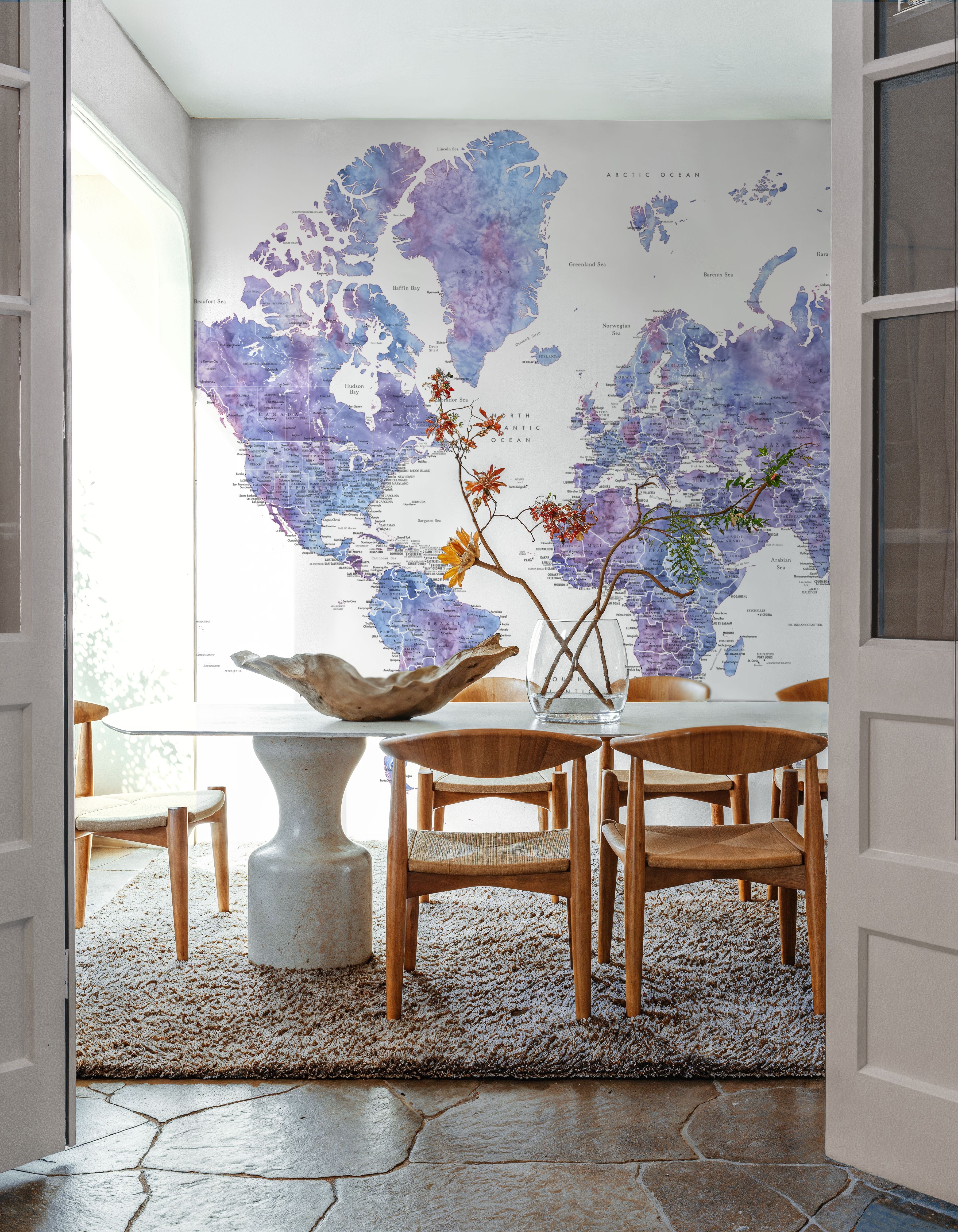 World Map Cities - Raul