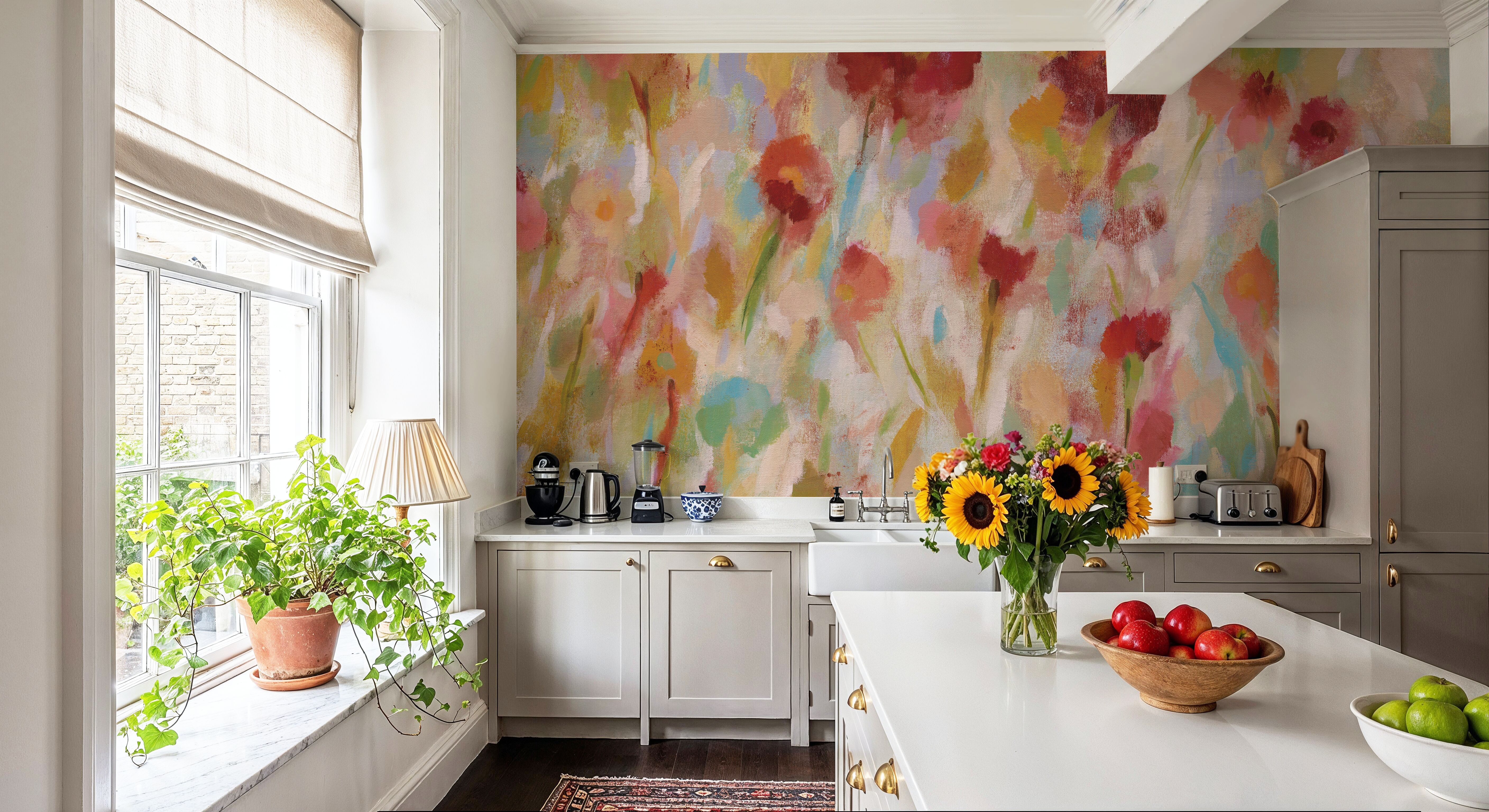 Breezy Floral I, Wallpaper