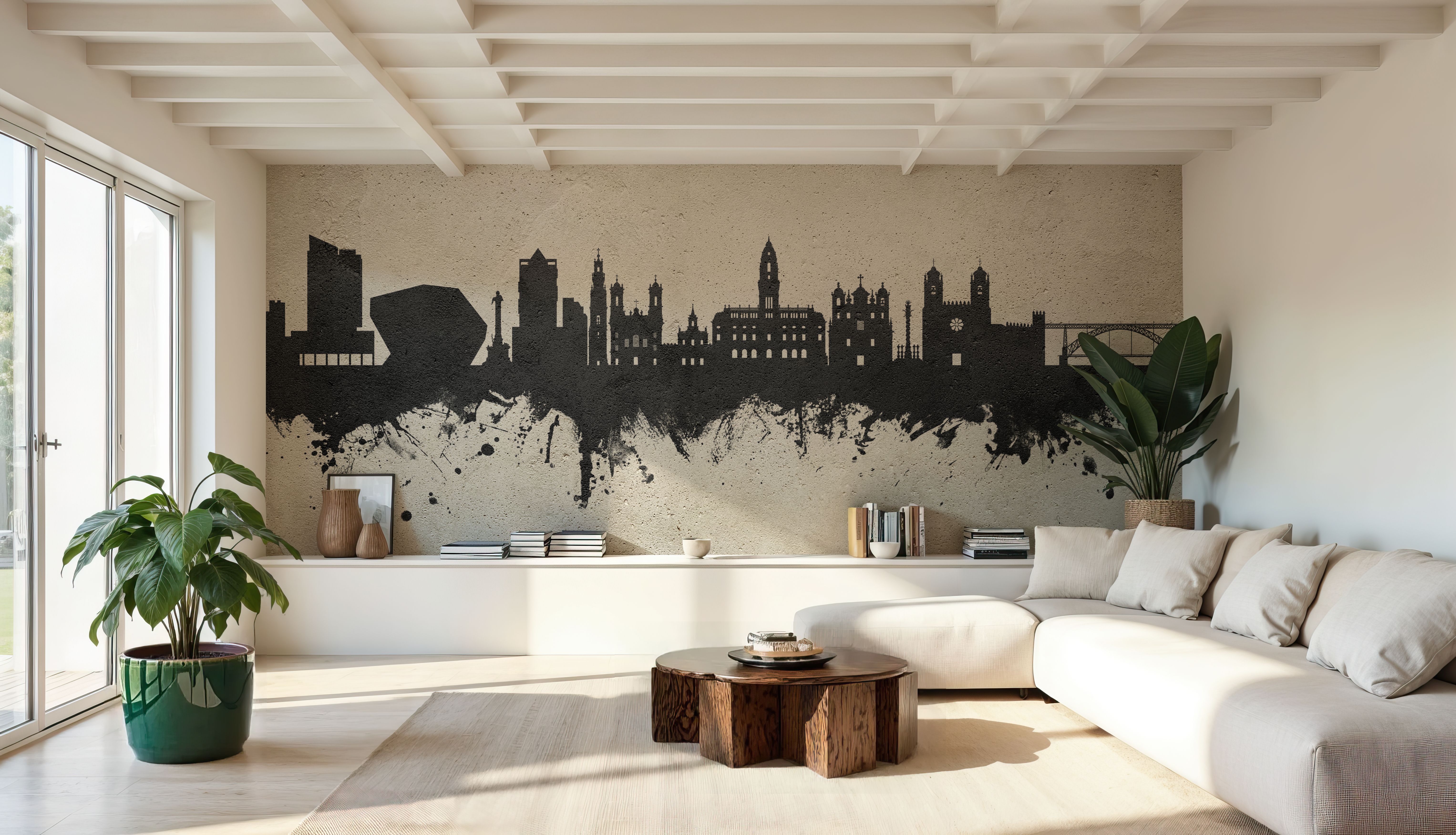 Porto Portugal Skyline Concrete