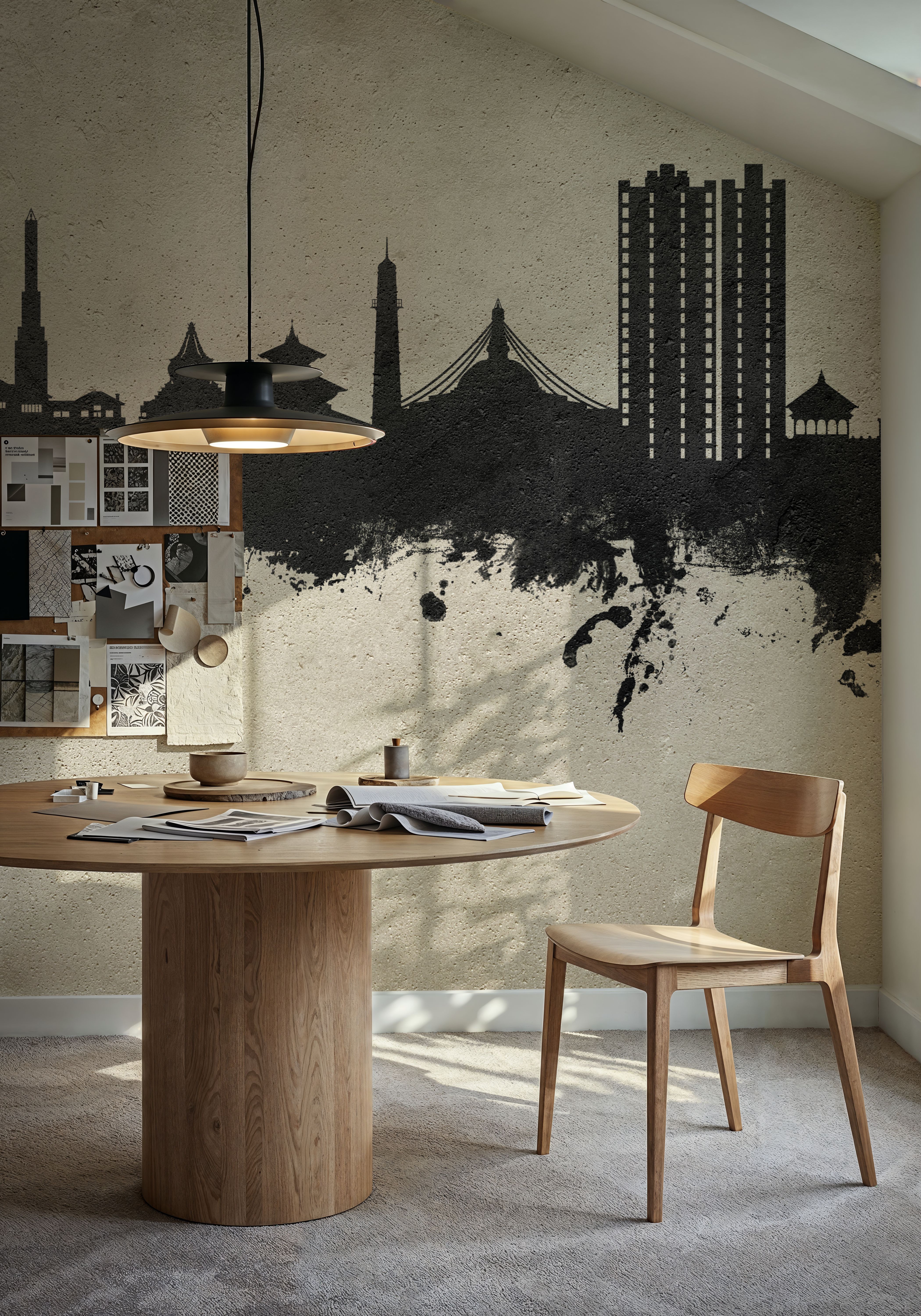 Kathmandu Nepal Skyline Concrete