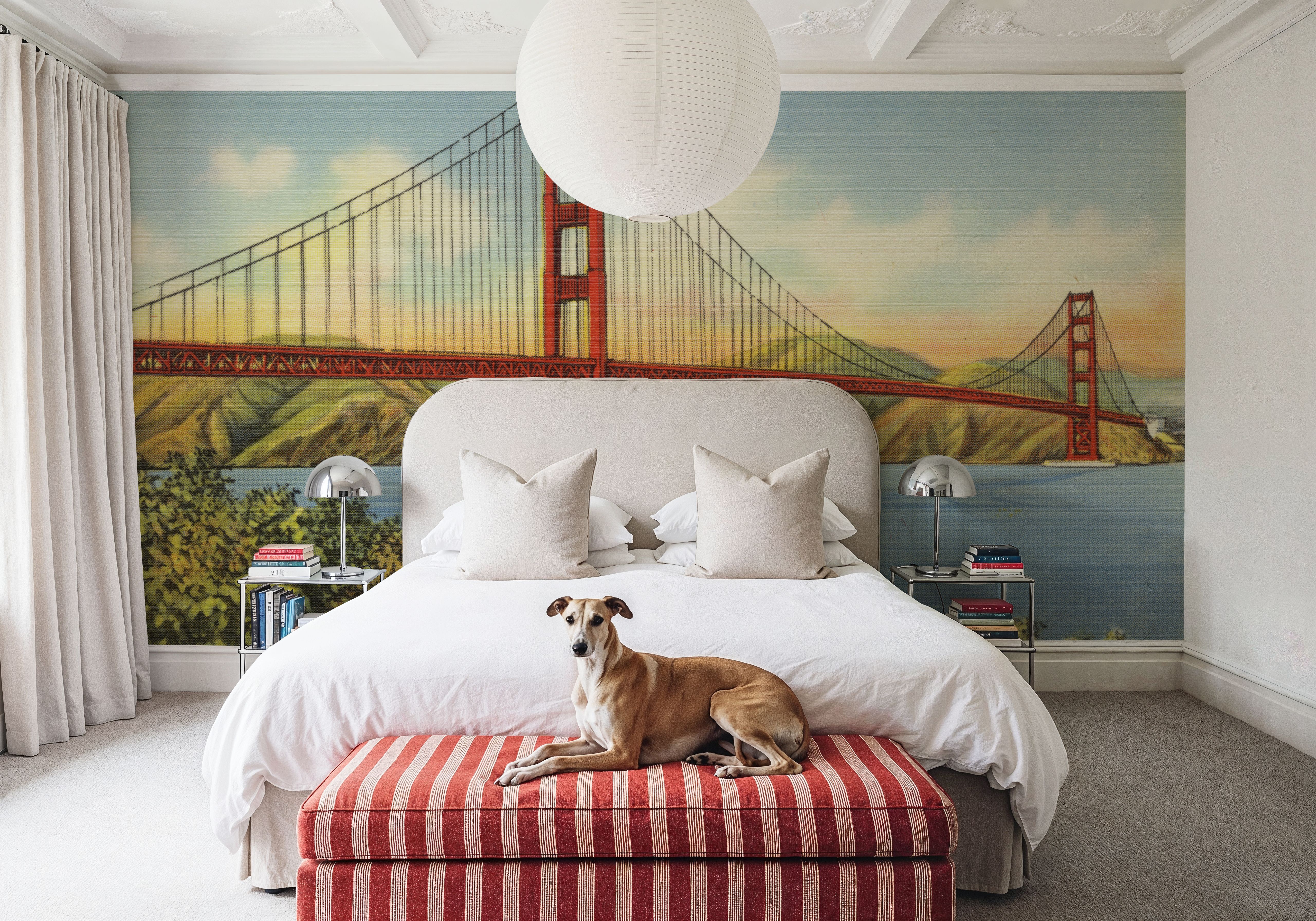 Greetings from Golden Gate - Screenprint Postcard