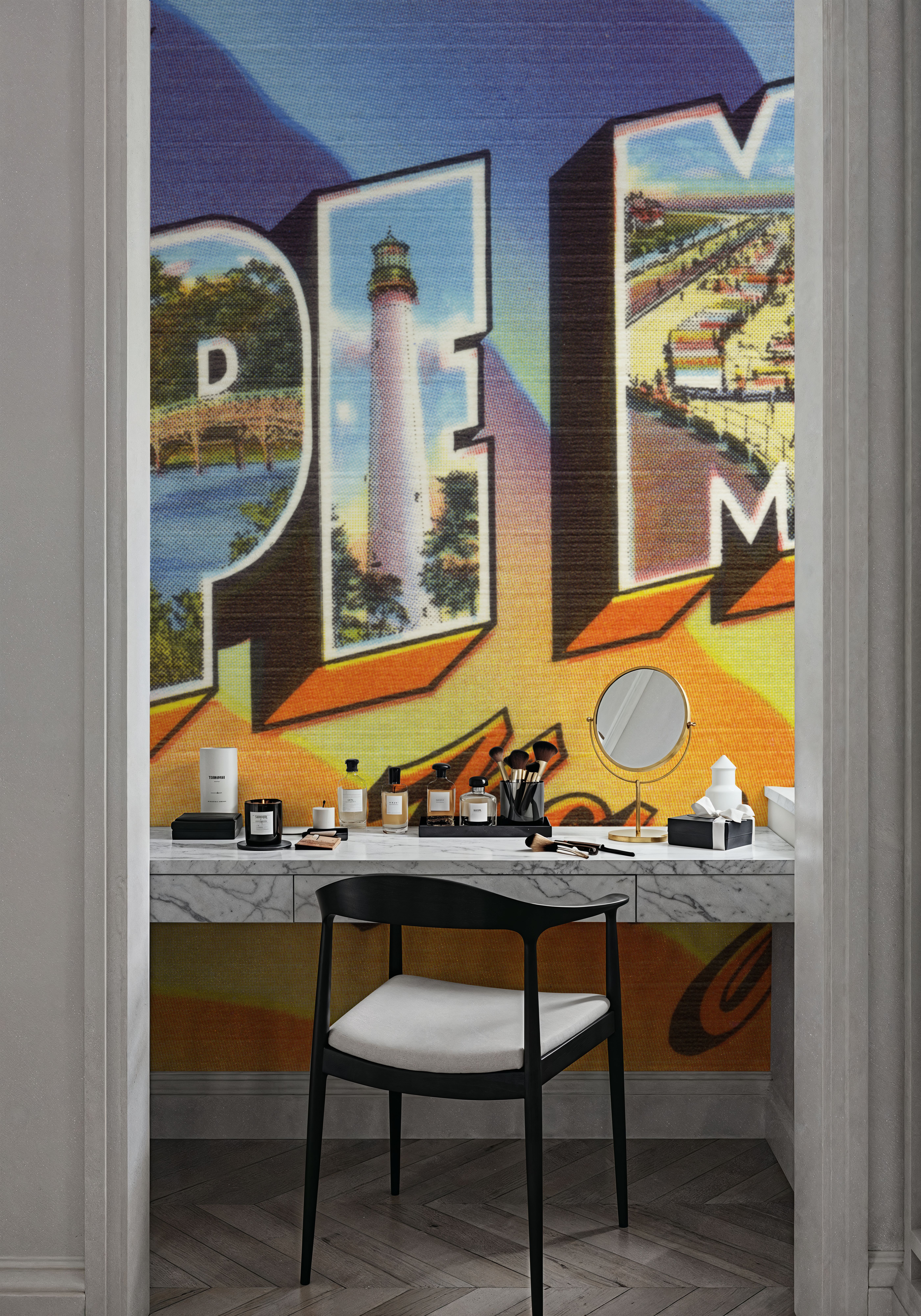 Greetings from Cape May - Screenprint Postcard