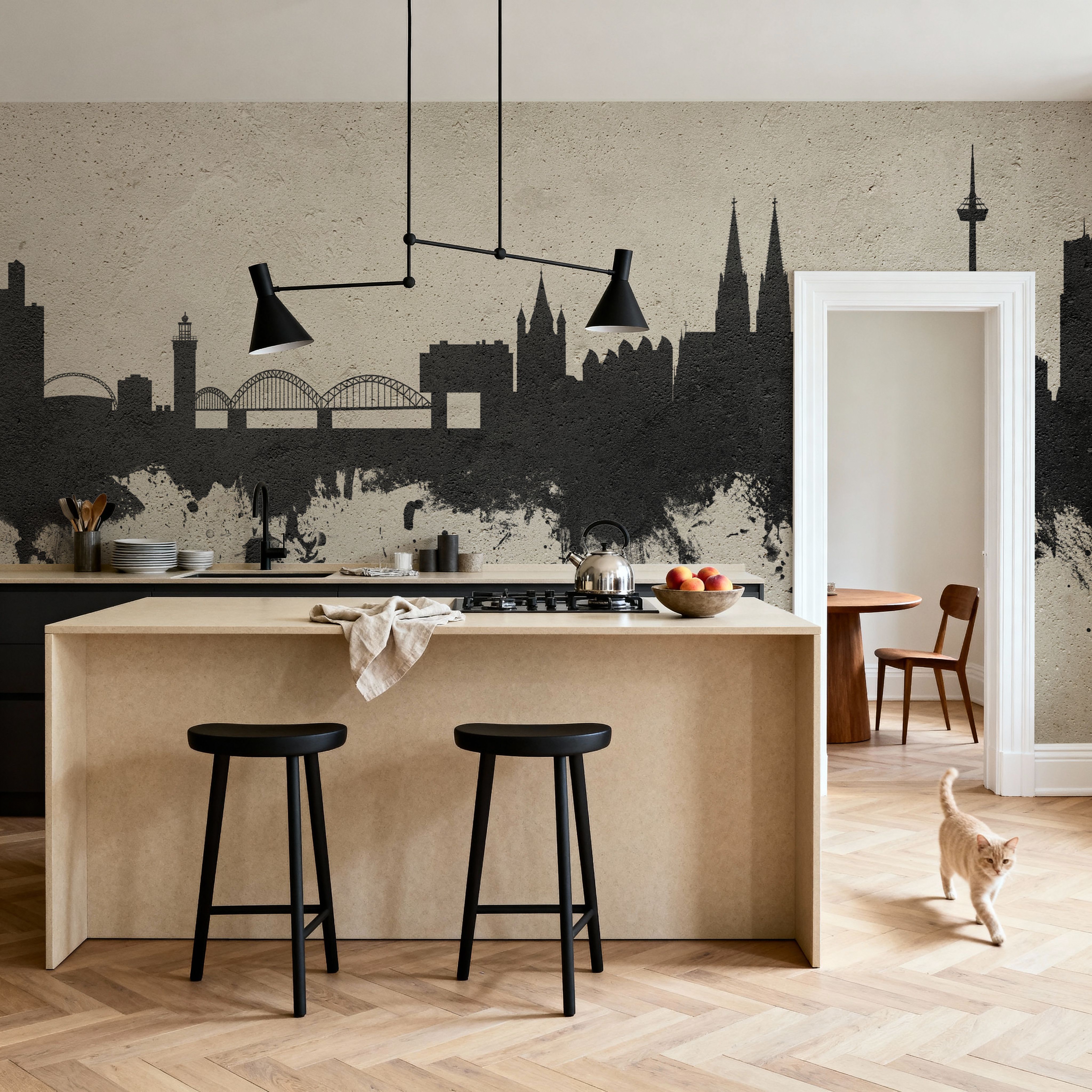 Cologne Germany Skyline Concrete