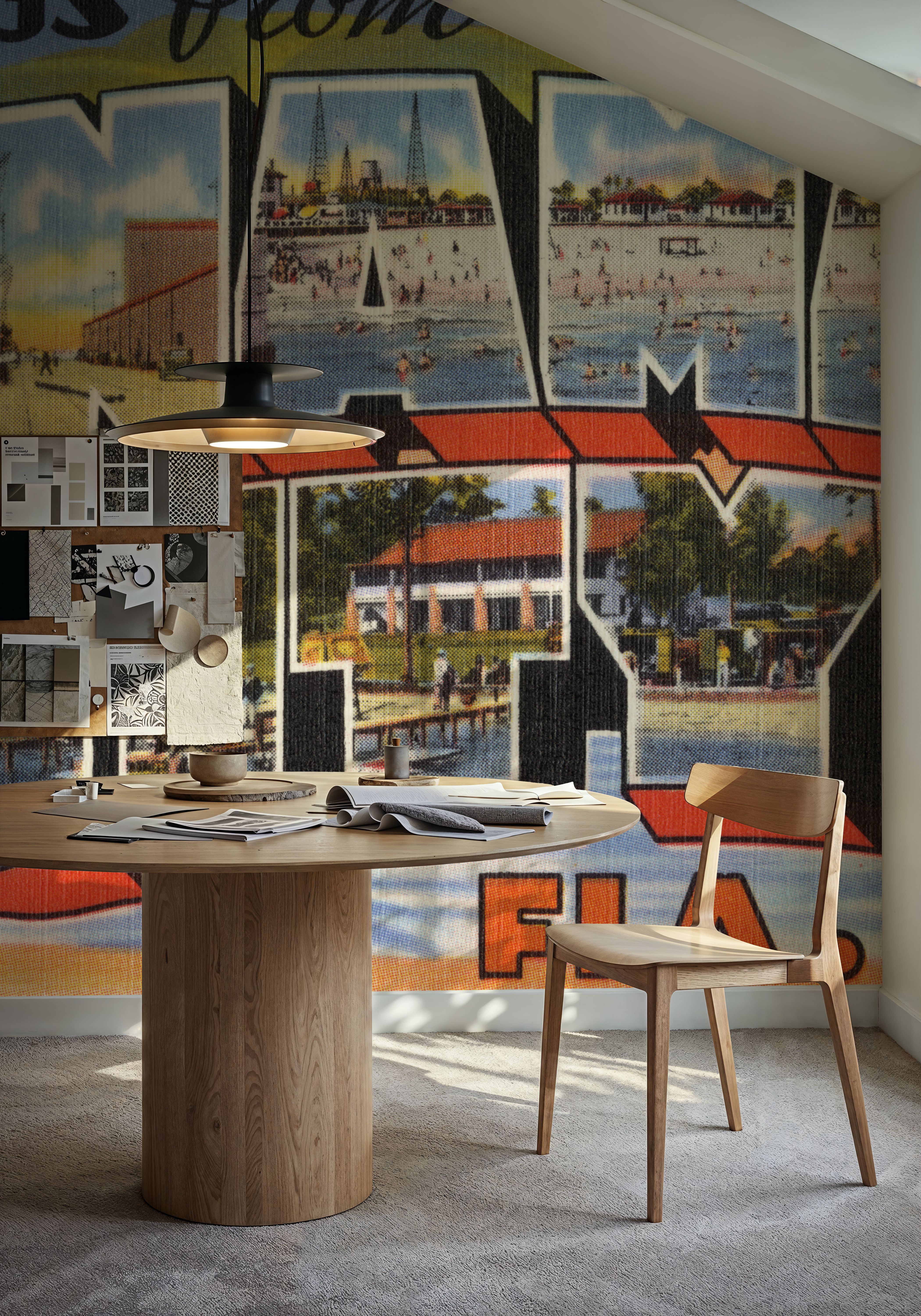 Greetings from Panama City - Screenprint Postcard