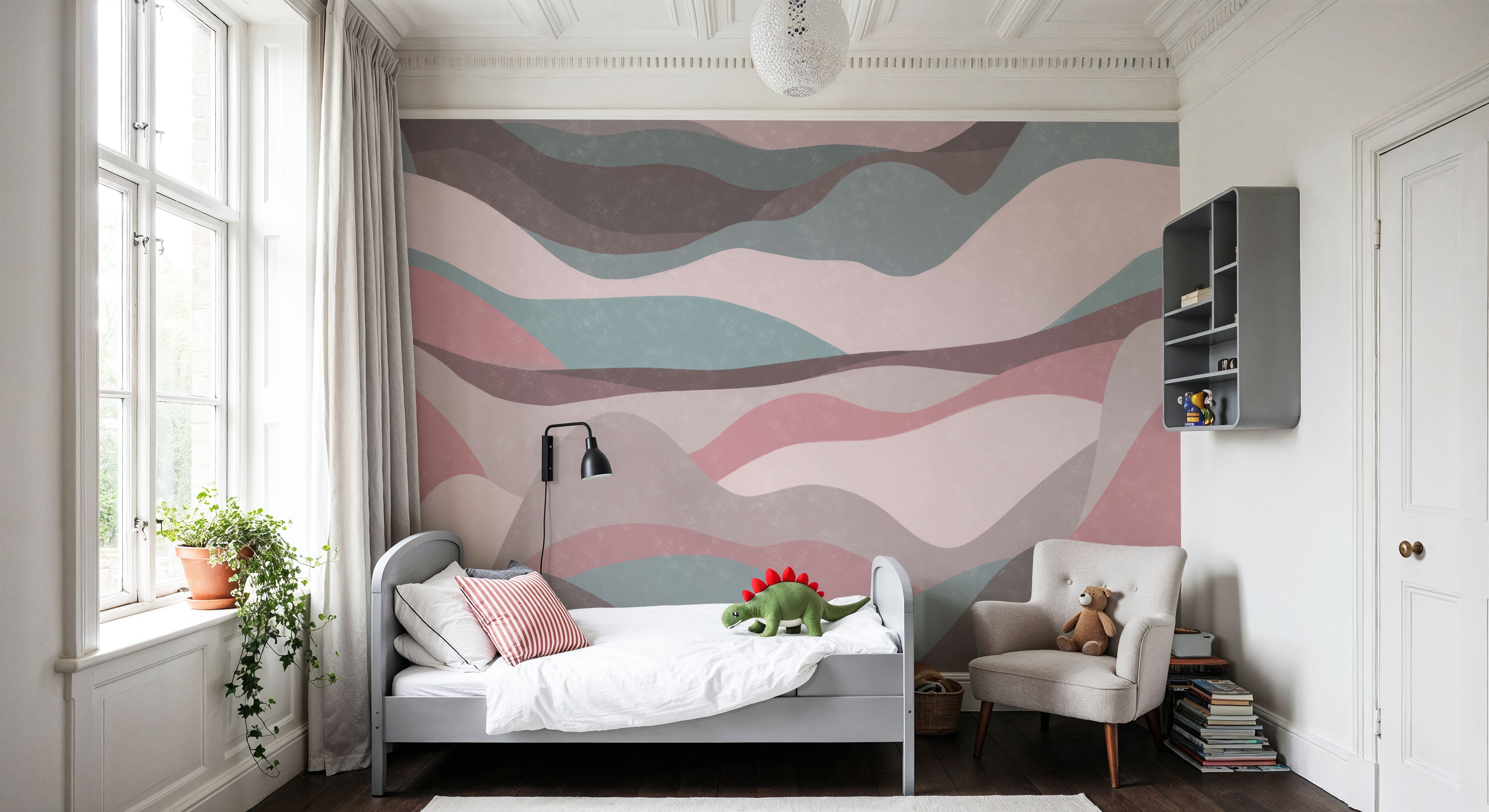 Collage Vista, Rose, Wallpaper