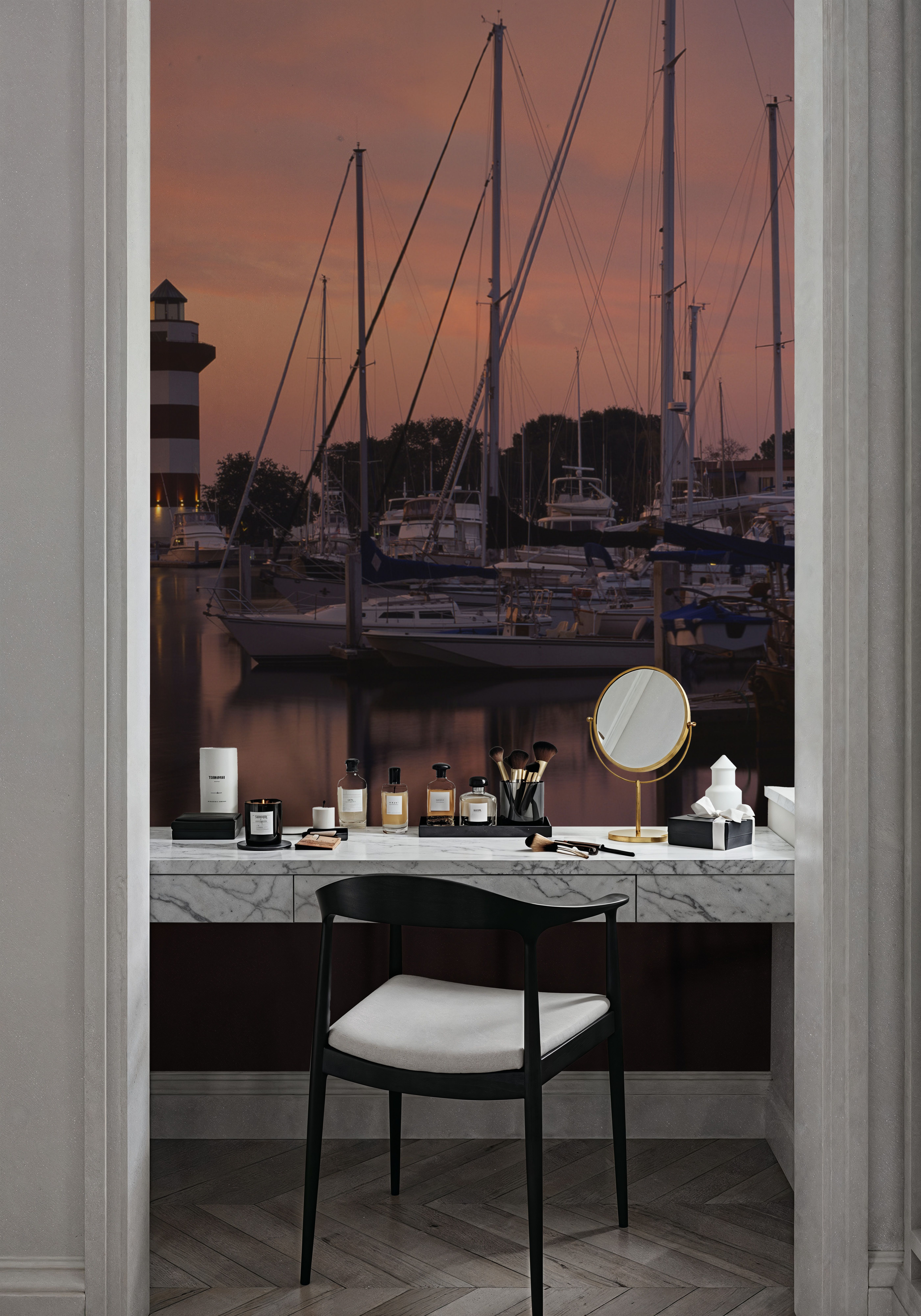 Harbor Lighthouse Sunset