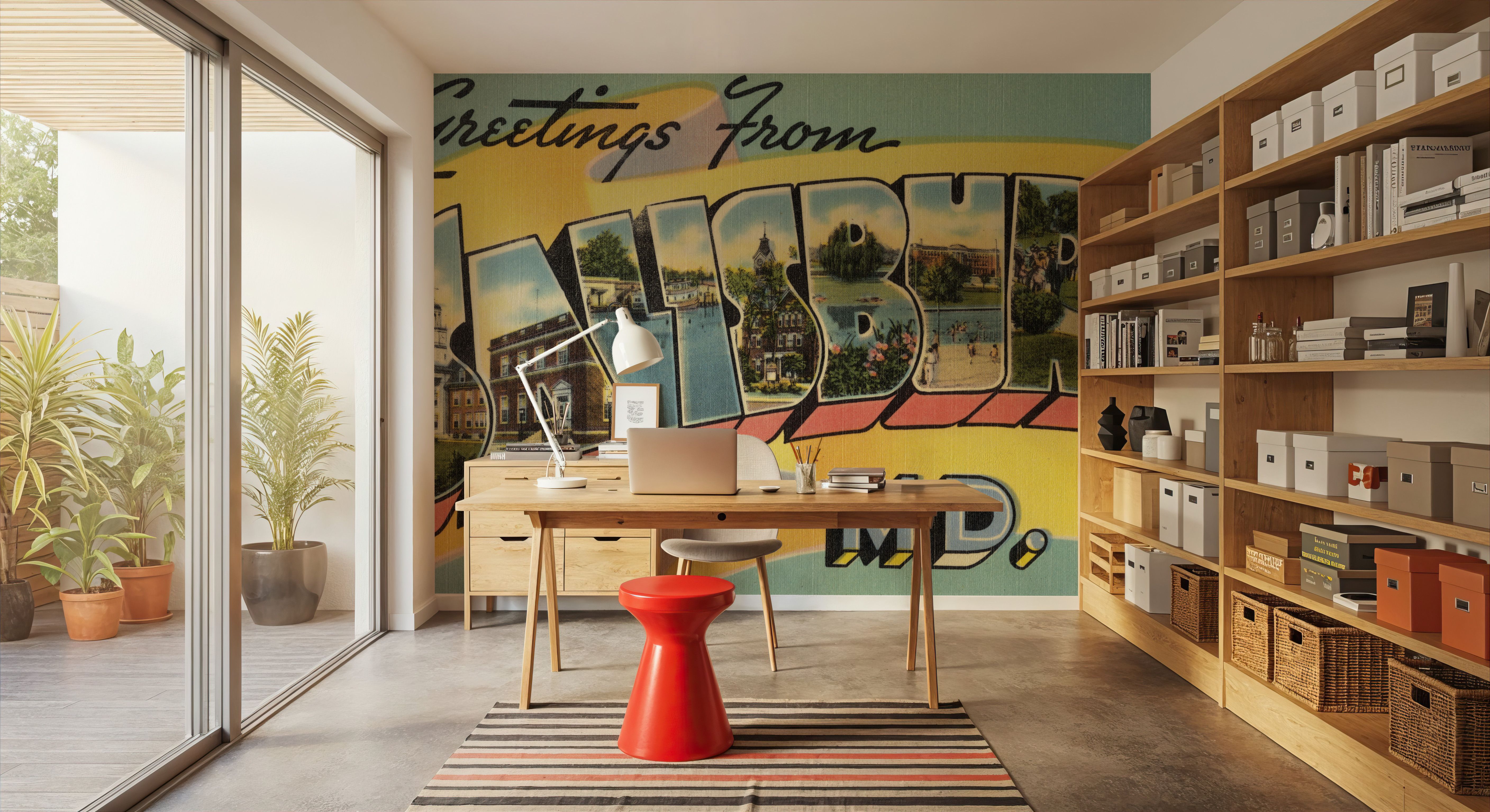 Greetings from Salisbury - Screenprint Postcard