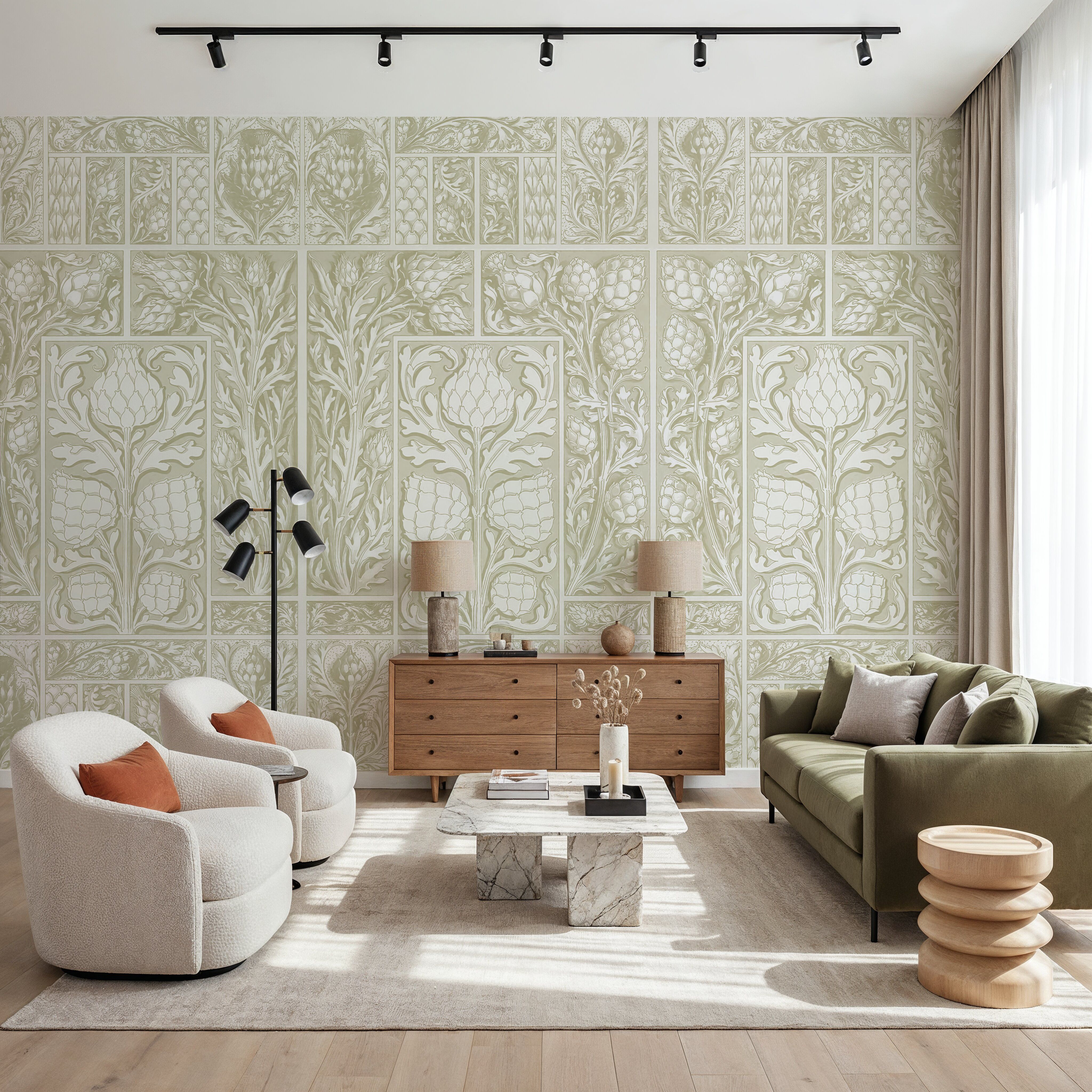 Clear Thistle Wall Happy