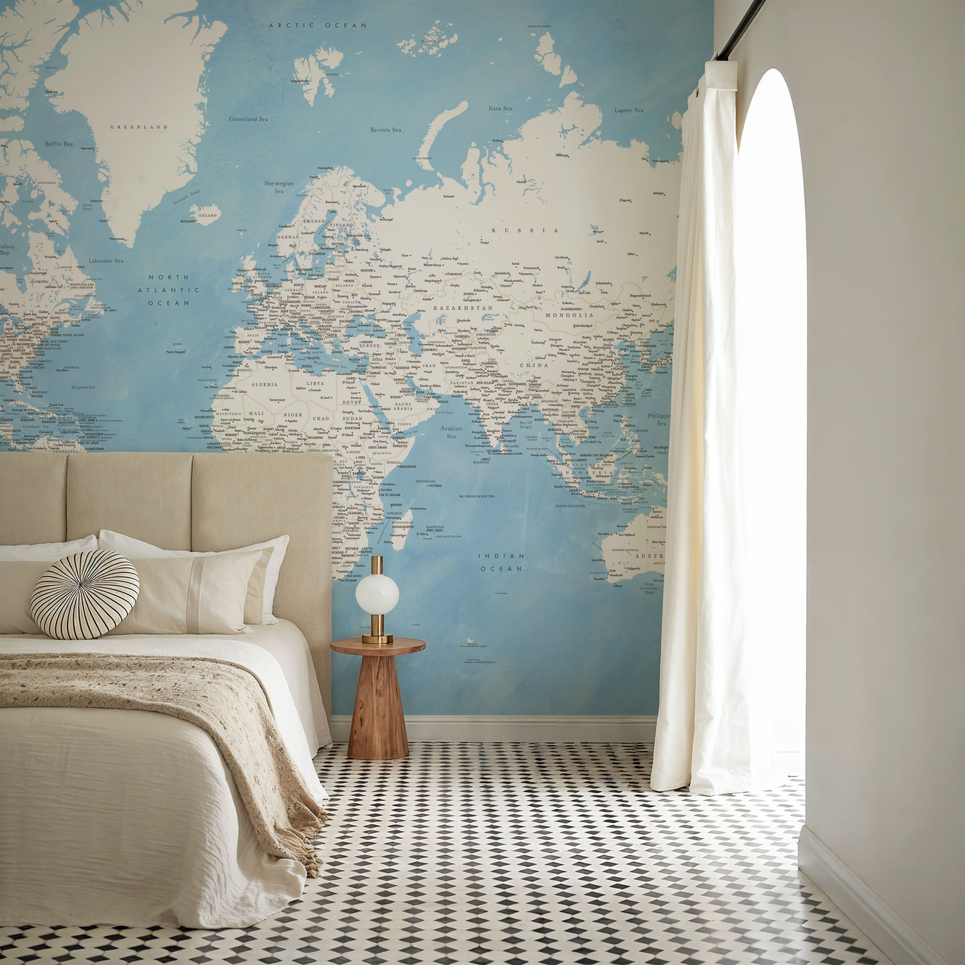 World Map Cities - Naolin