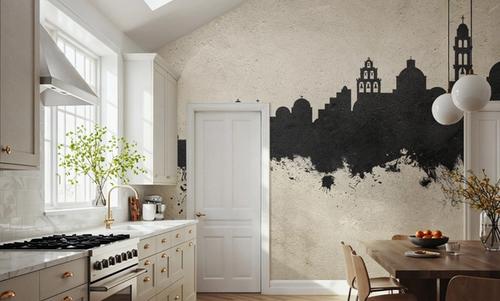 Santorini Skyline Concrete