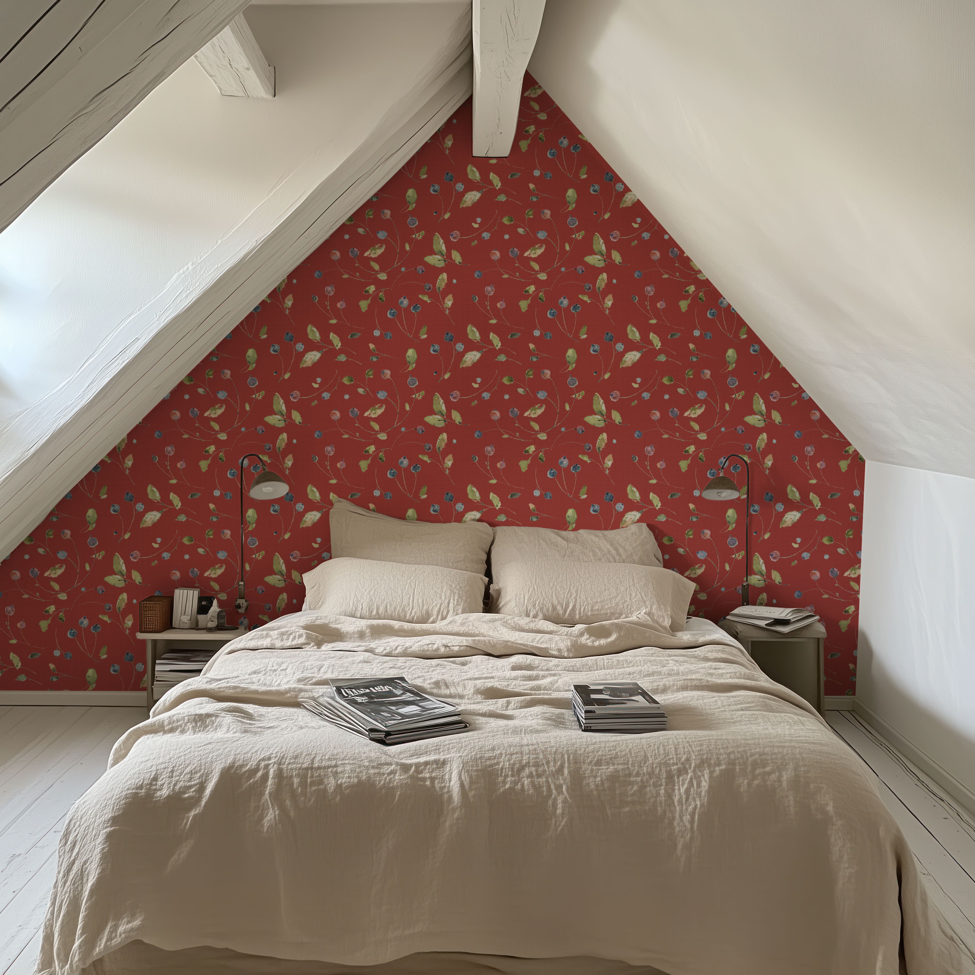 Time to Share Floral Red