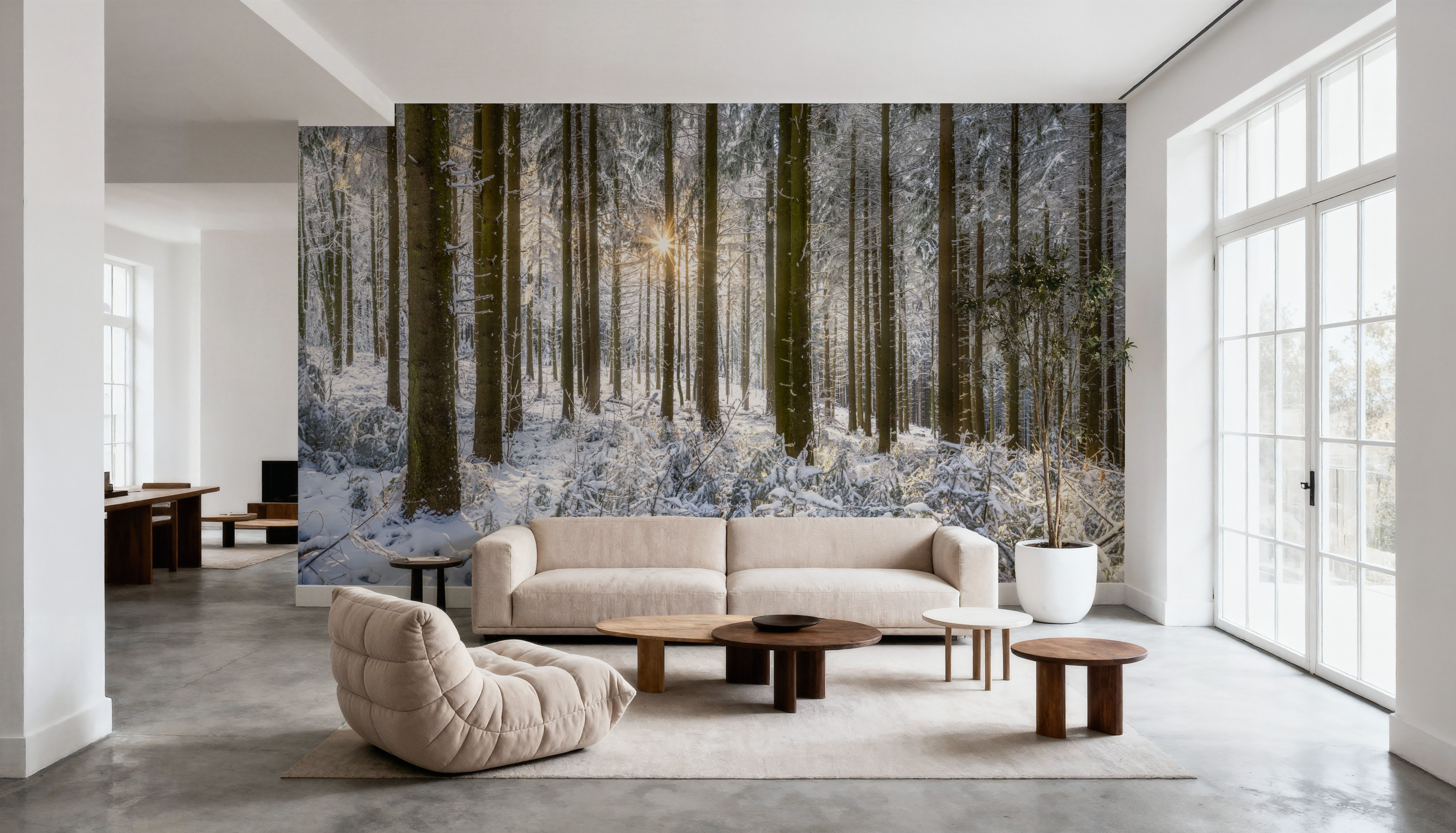 Winter Day, Wallpaper