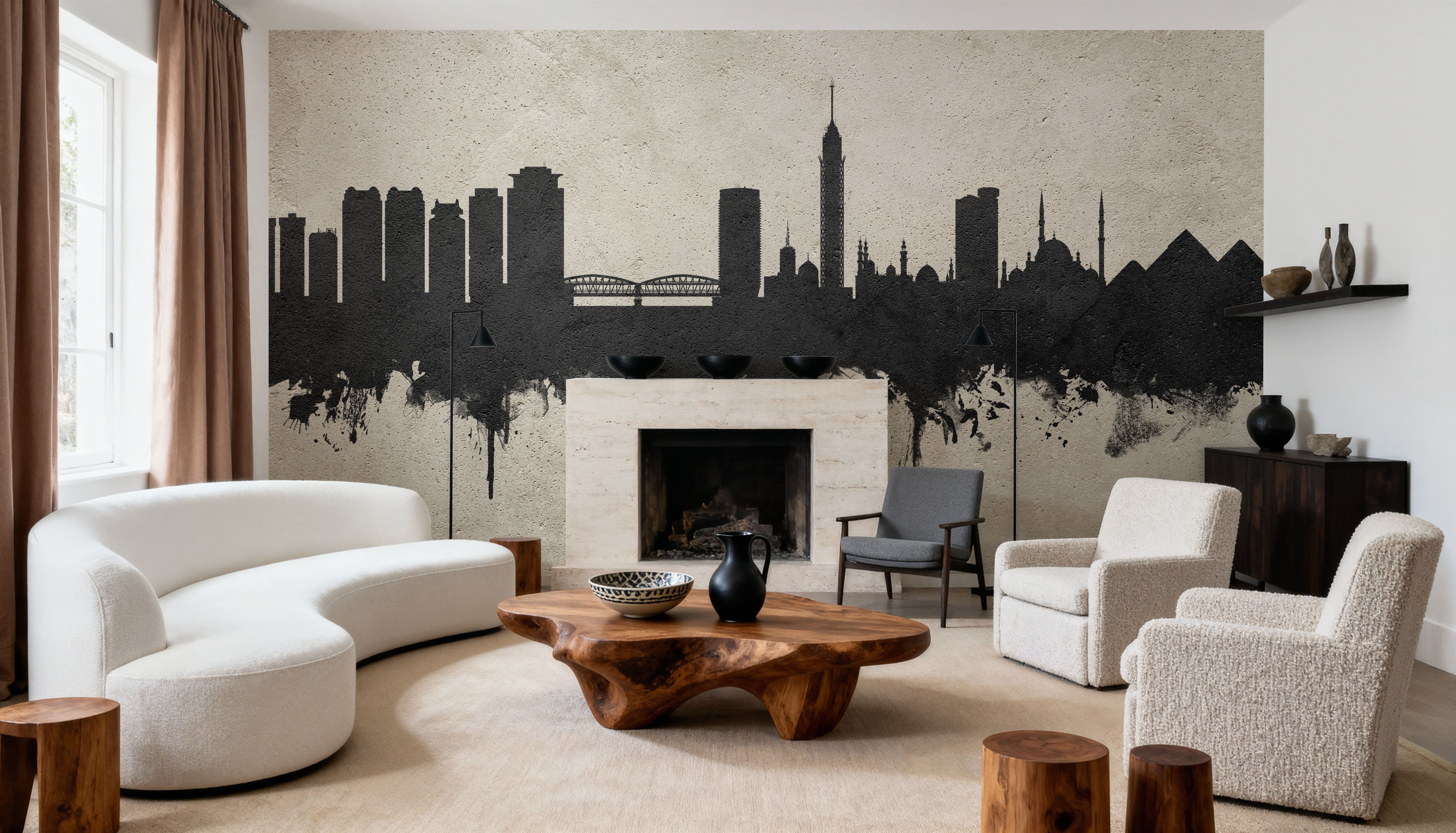 Cairo Egypt Skyline Concrete