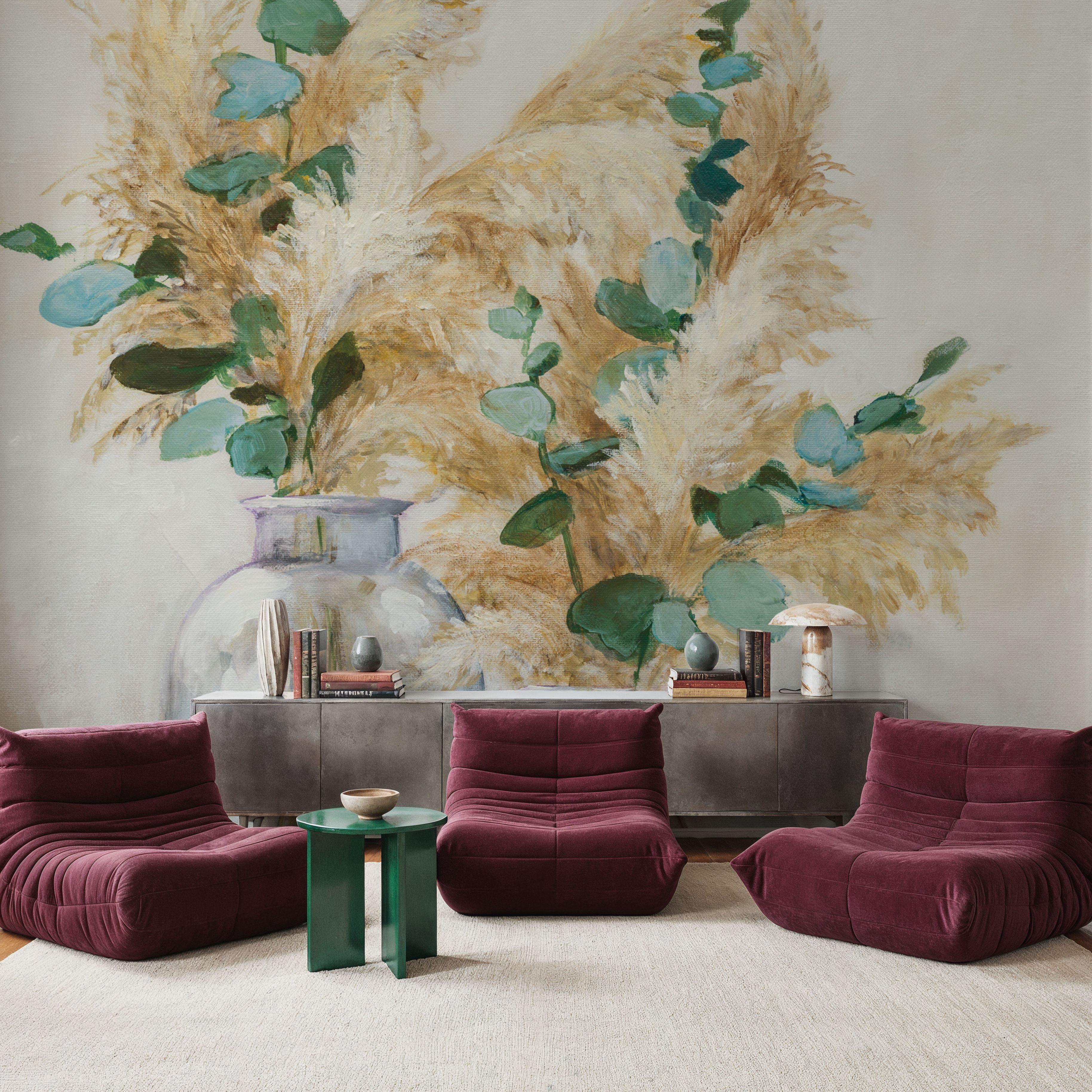 Pampas and Eucalyptus Bouquets