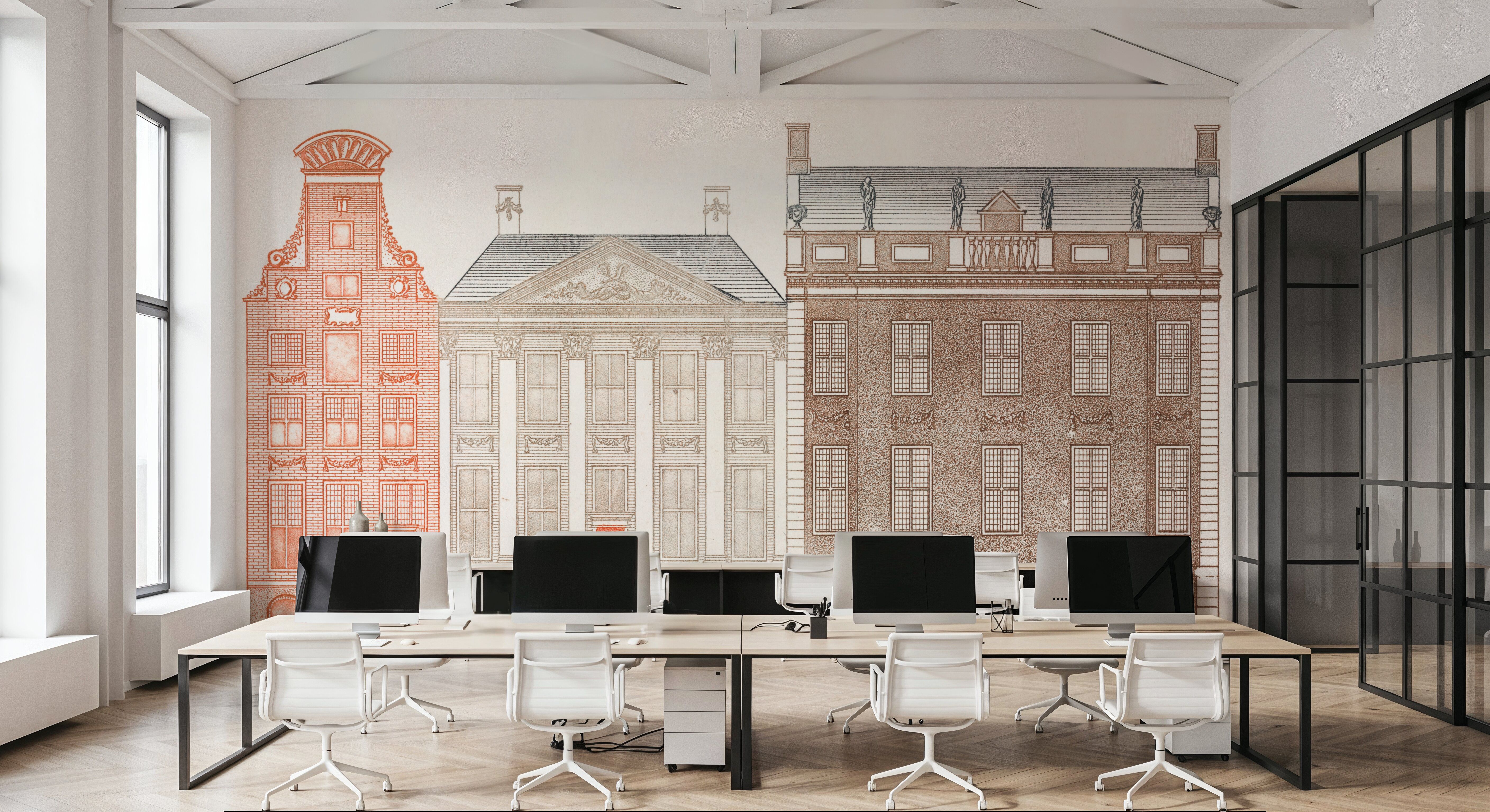 Amsterdam Canal Houses II, Wallpaper