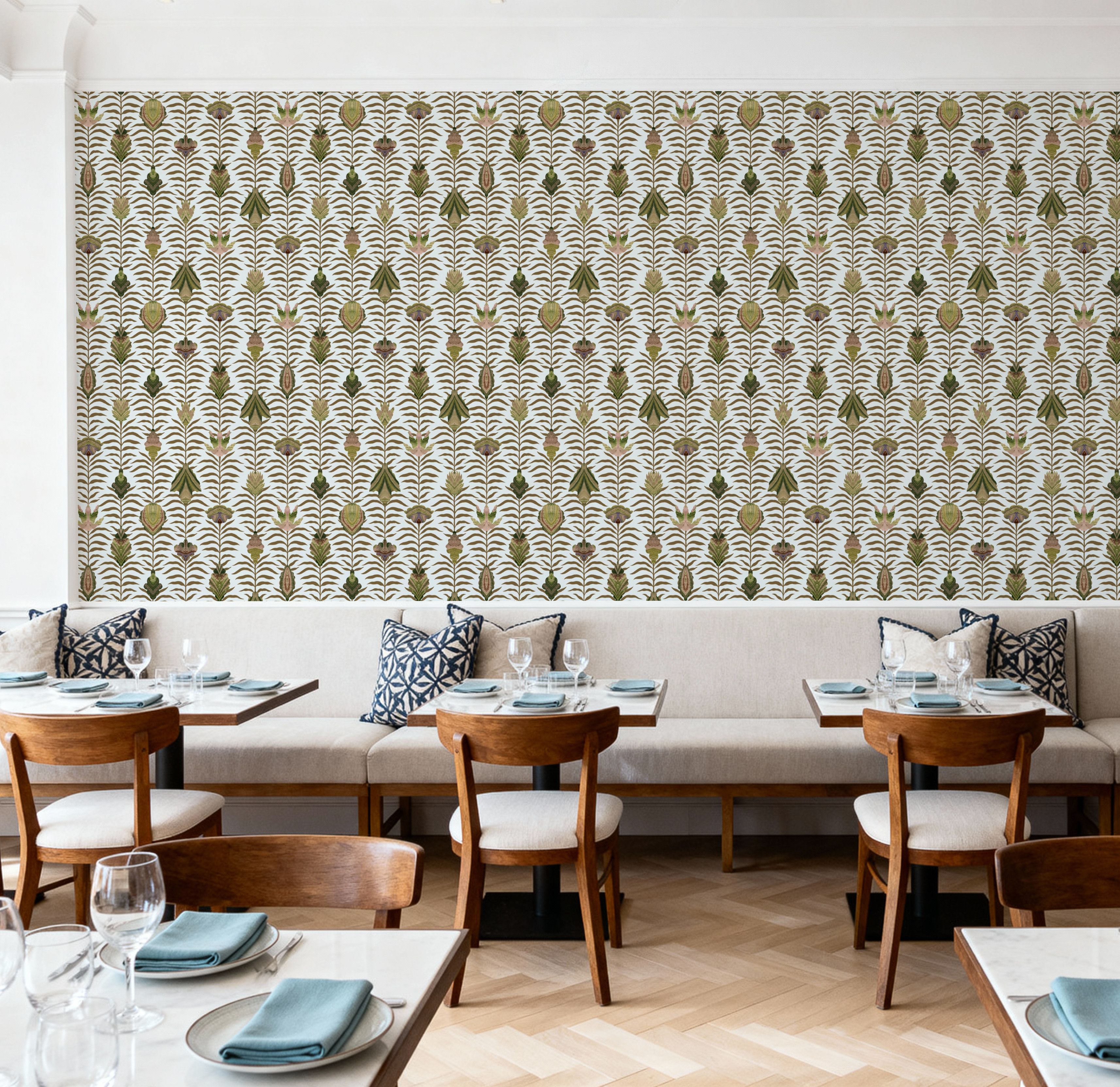 Marble Papers Flowers V.2, Spring Green