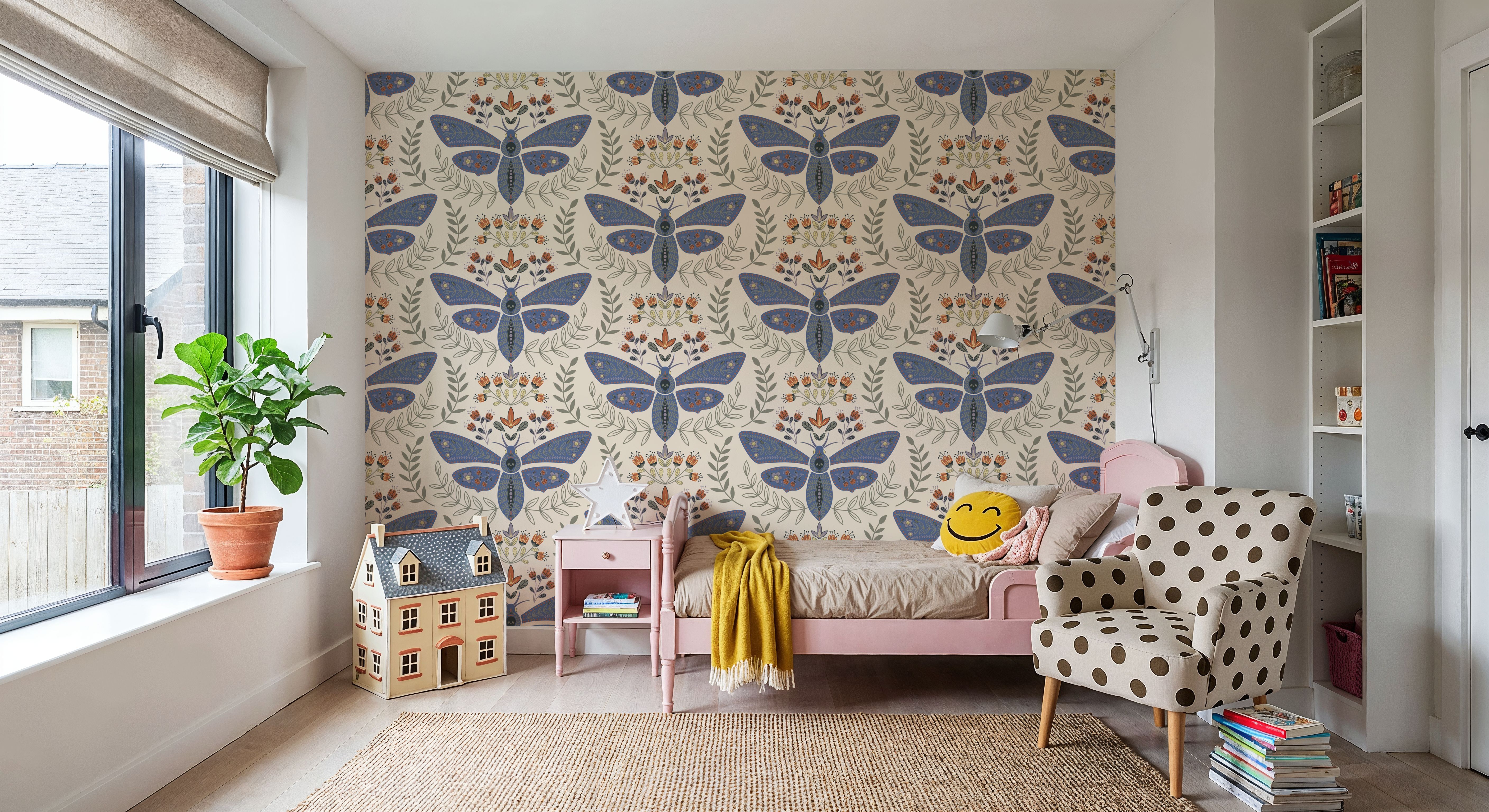 Deaths Head Moth, Purple