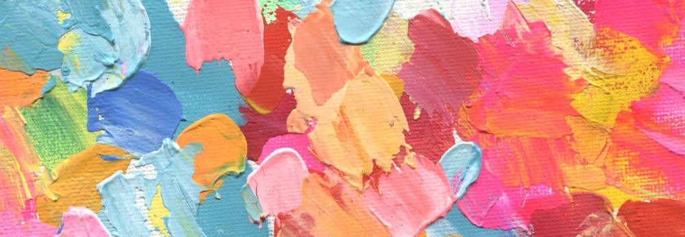 Abstract Rainbow Smudge