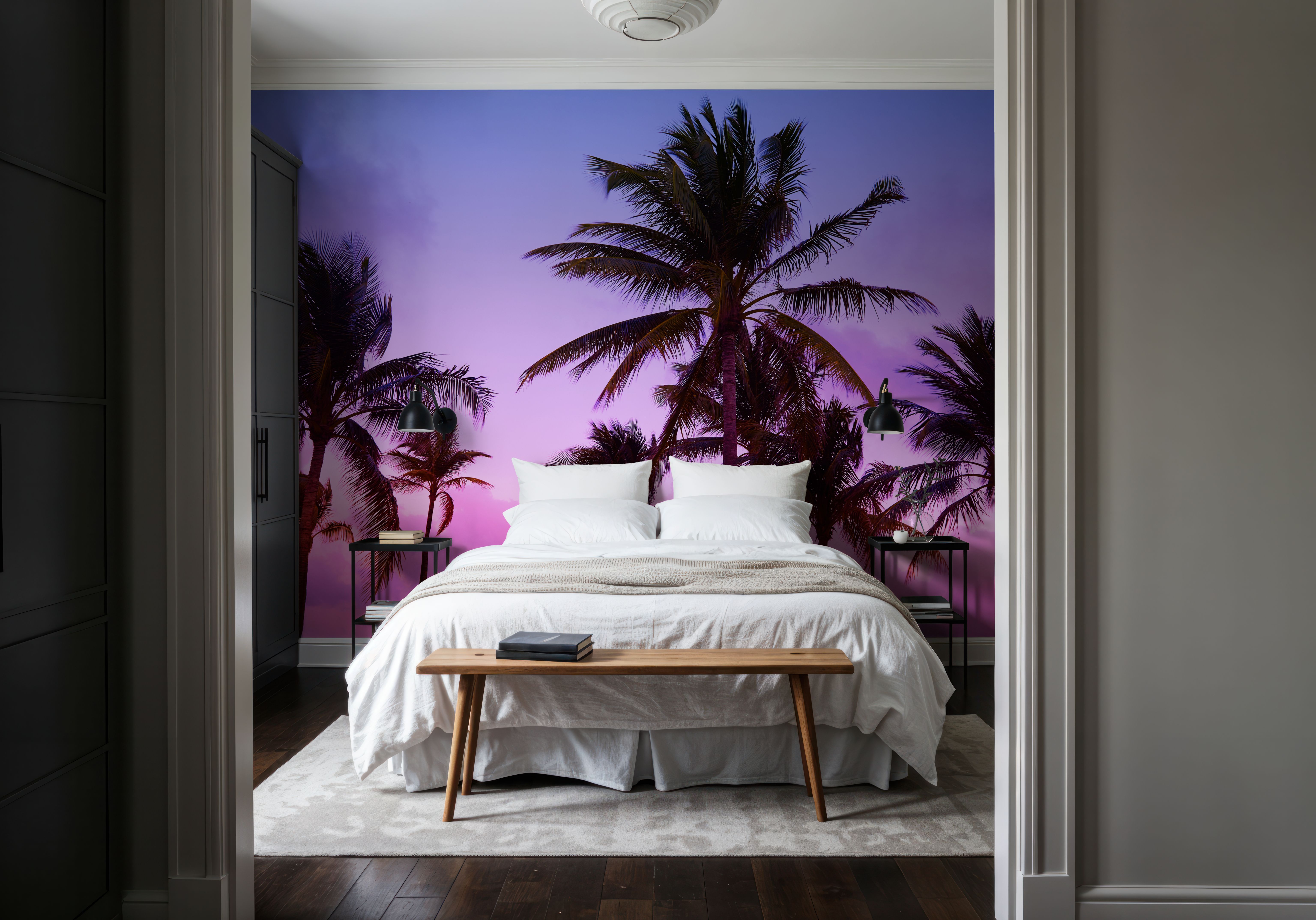 Palm Trees in Miami South Beach, Wallpaper