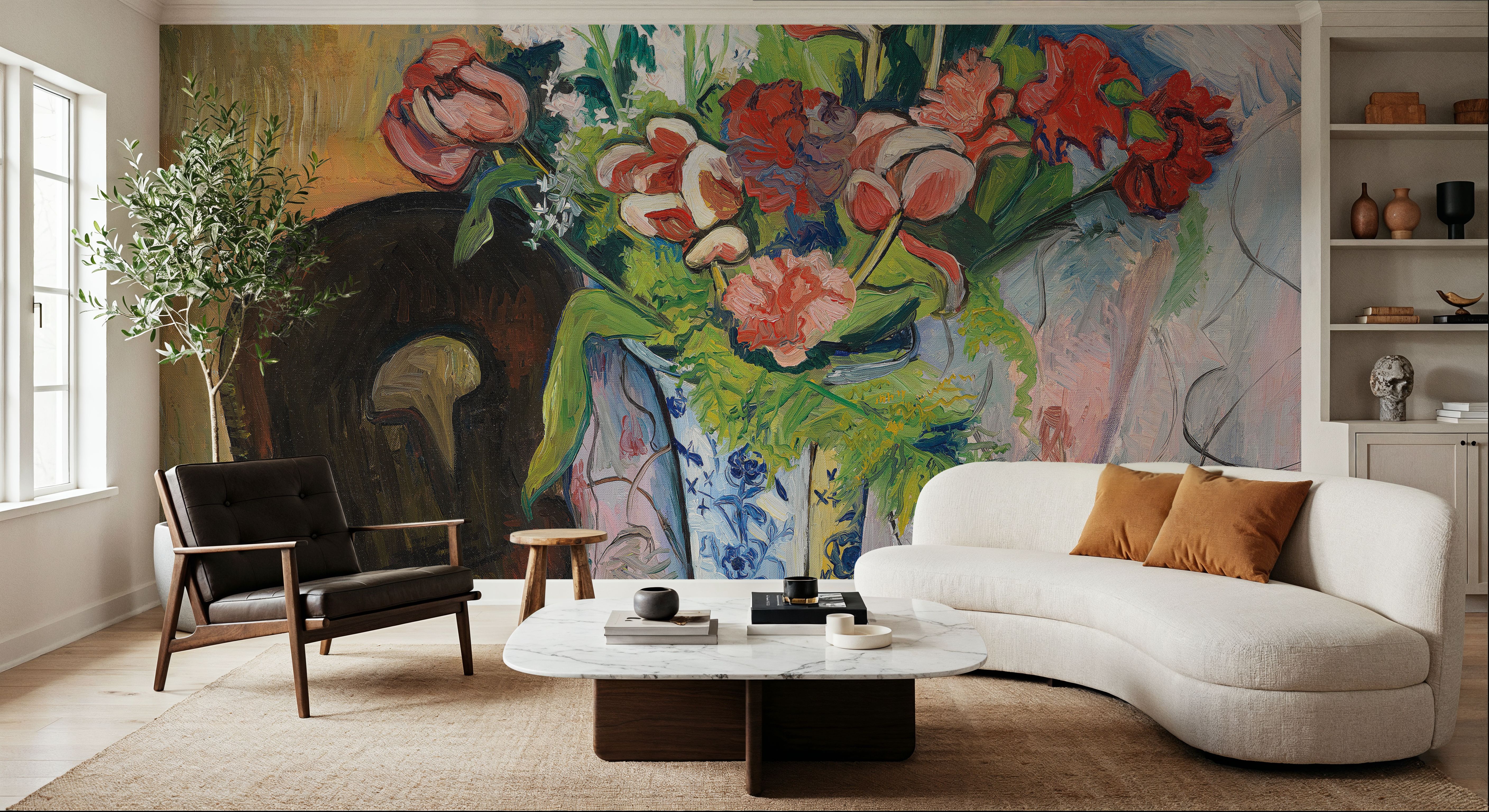 Etruscan Vase with Flowers