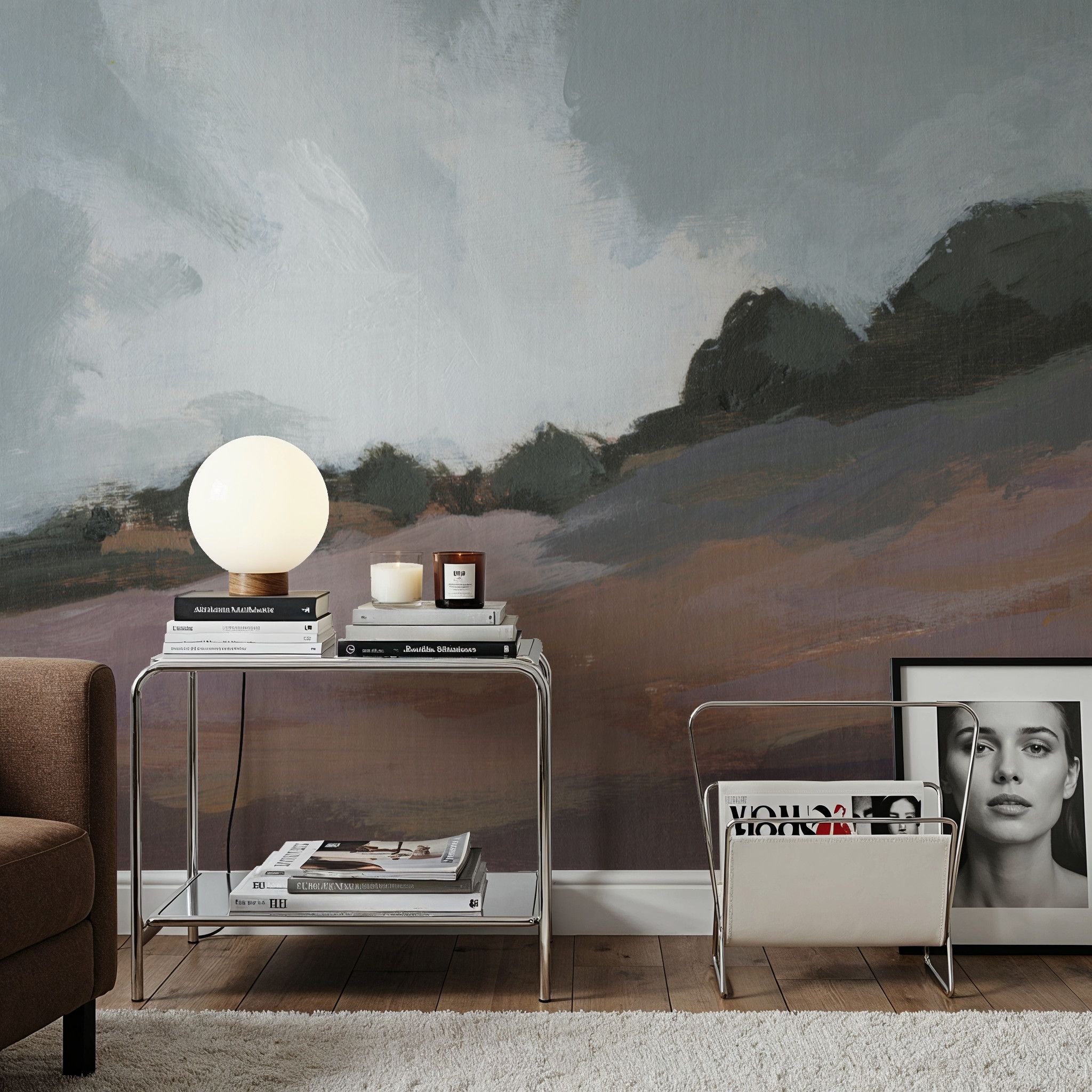 Dusty Rose Hillside