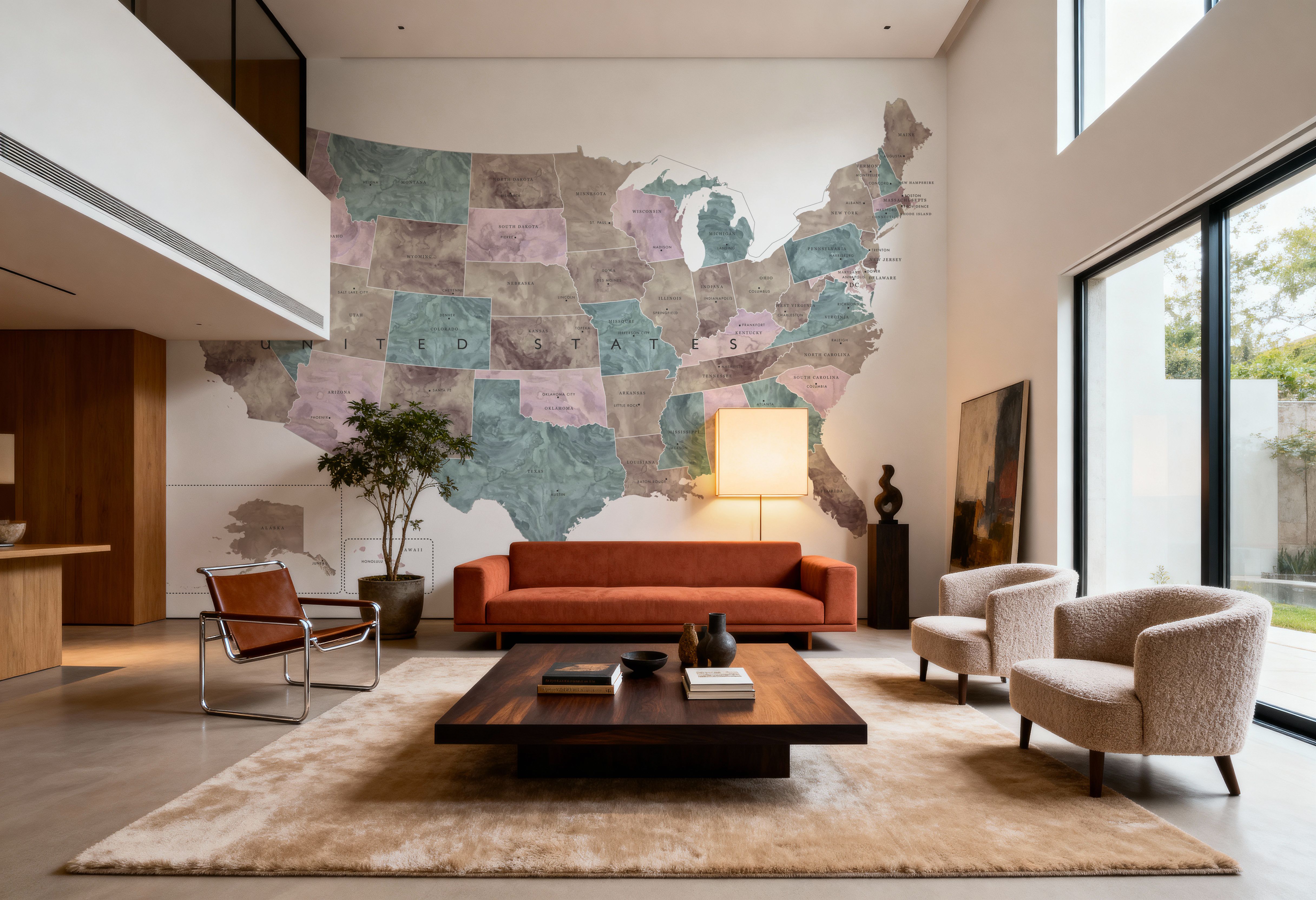 US State Map - Leire