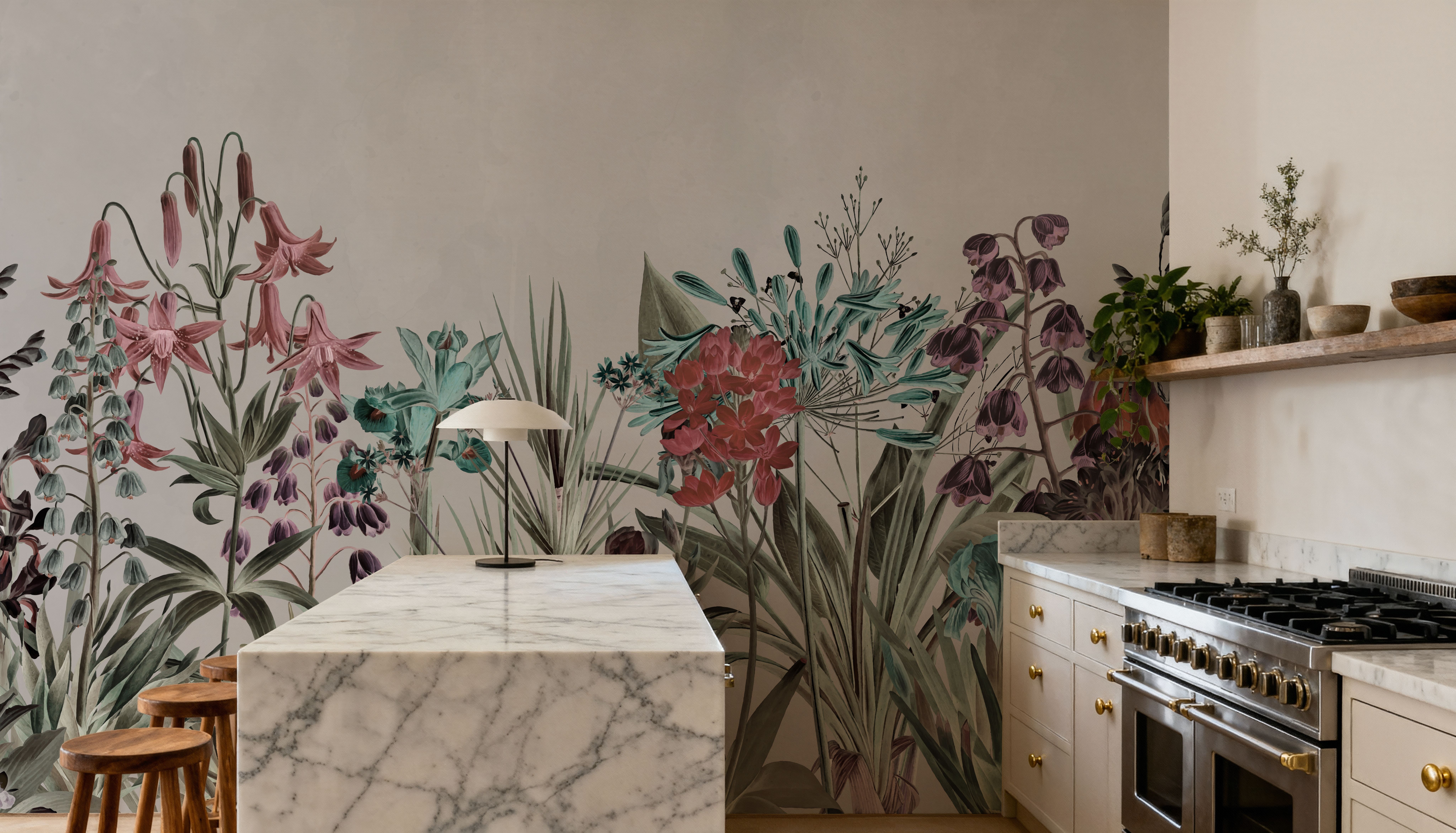 Field of Dreams Red, Tapeten