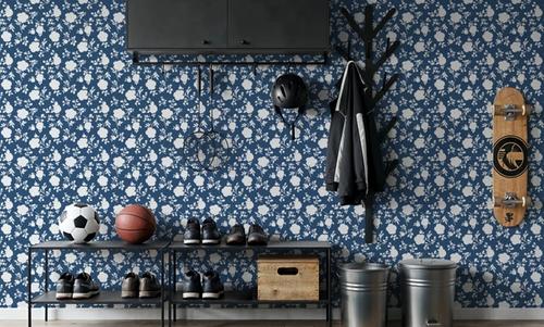 Country Flowery Blue