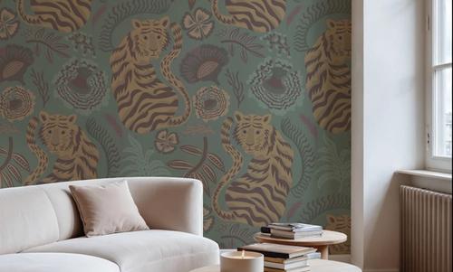 Painterly Tigers Mint