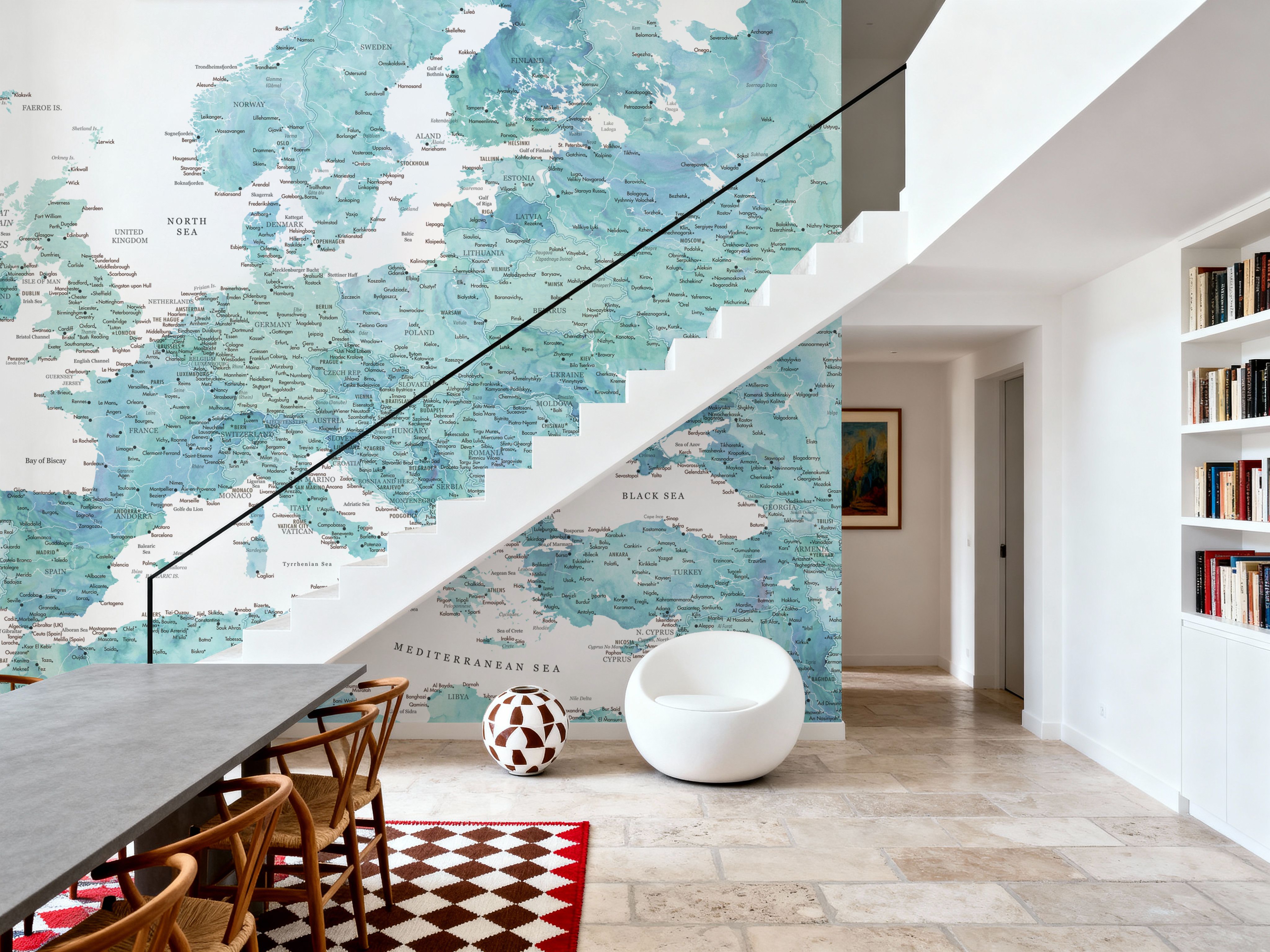 Europe Map Detailed - Maizah