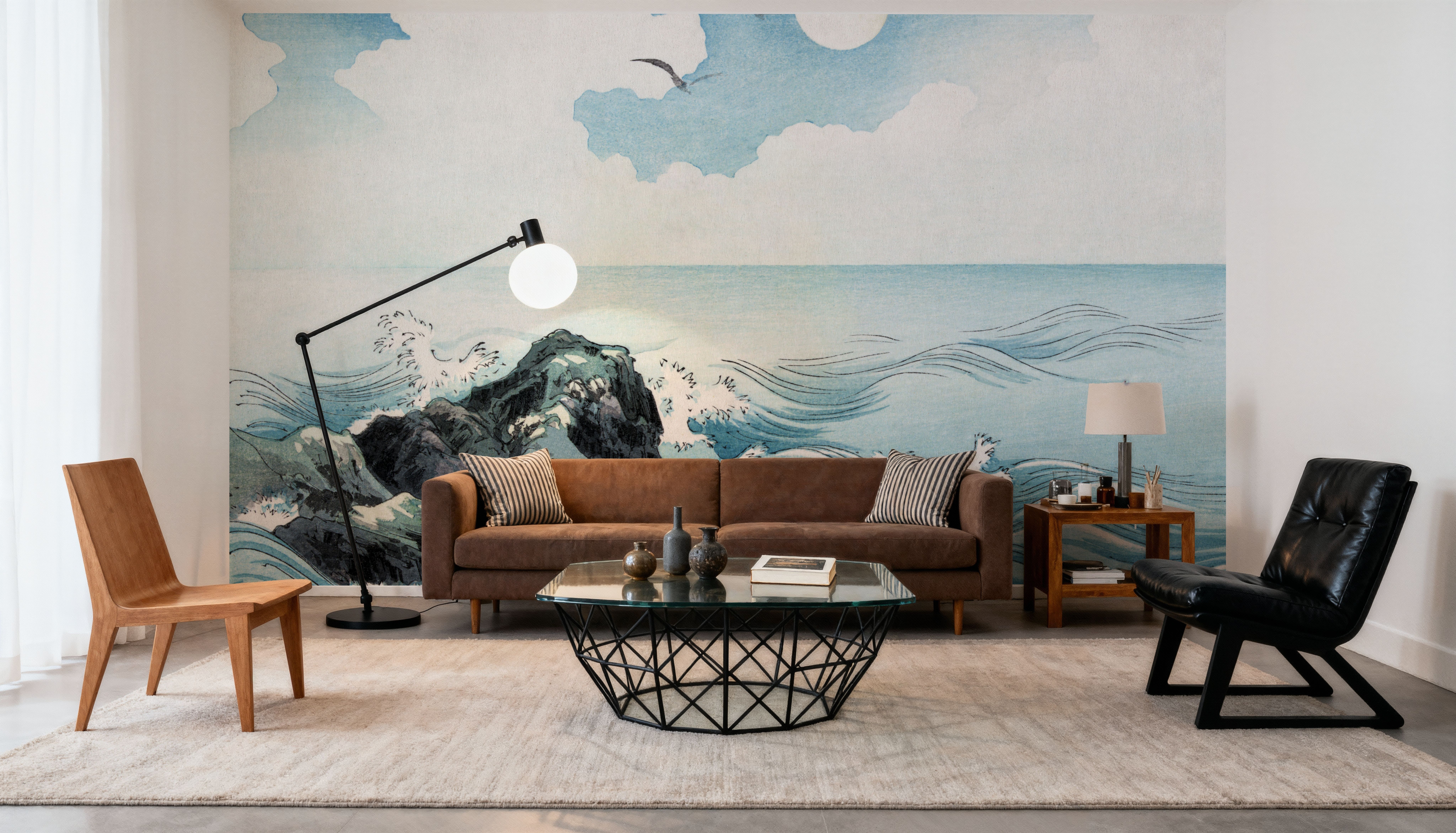 Kojima Island, Japanese Woodcut