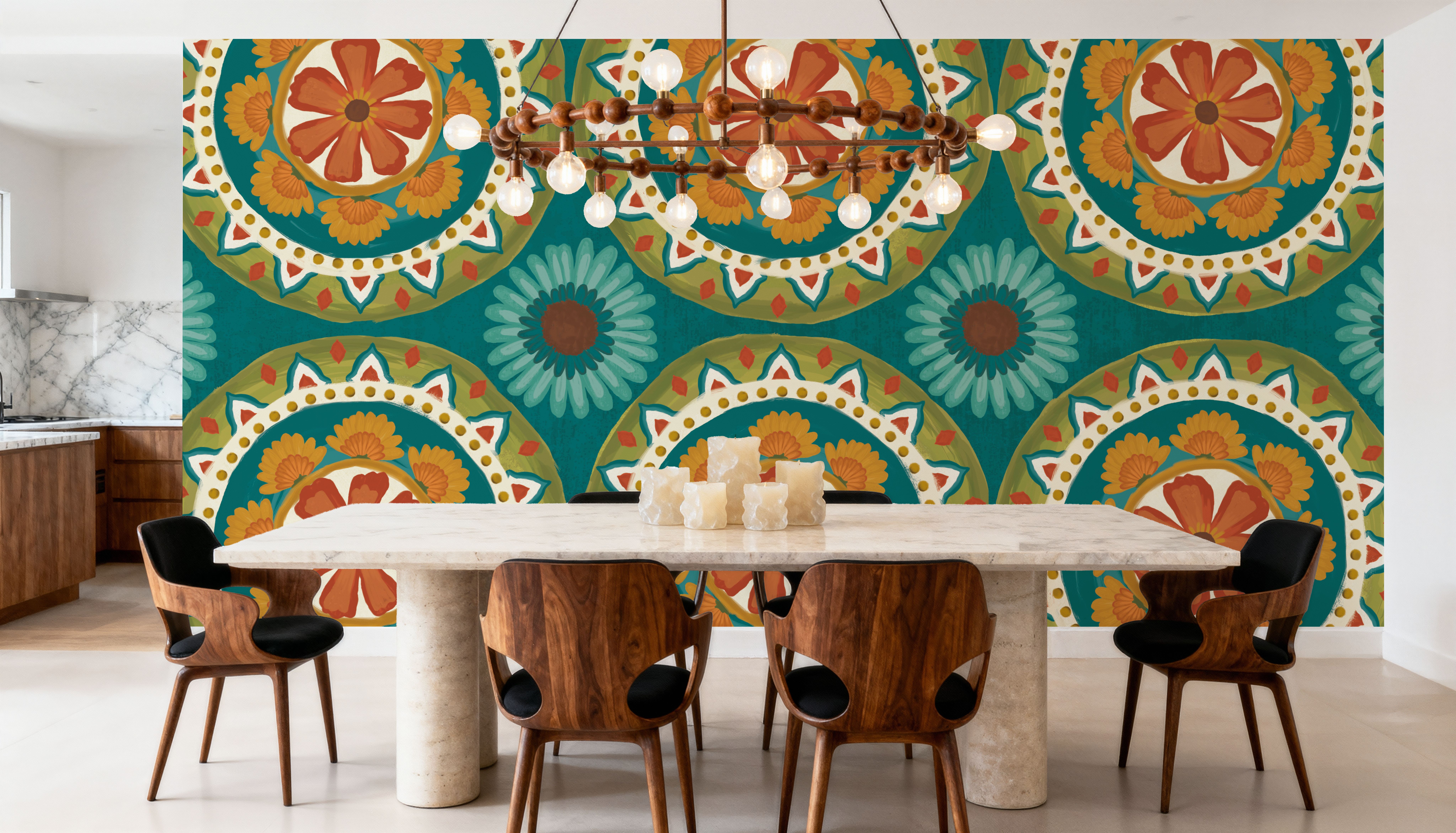 Flourish V, Wallpaper