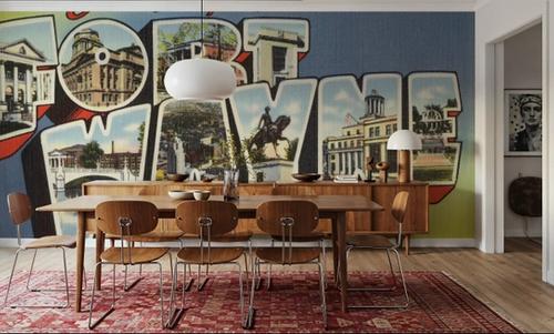 Greetings from Fort Wayne - Screenprint Postcard