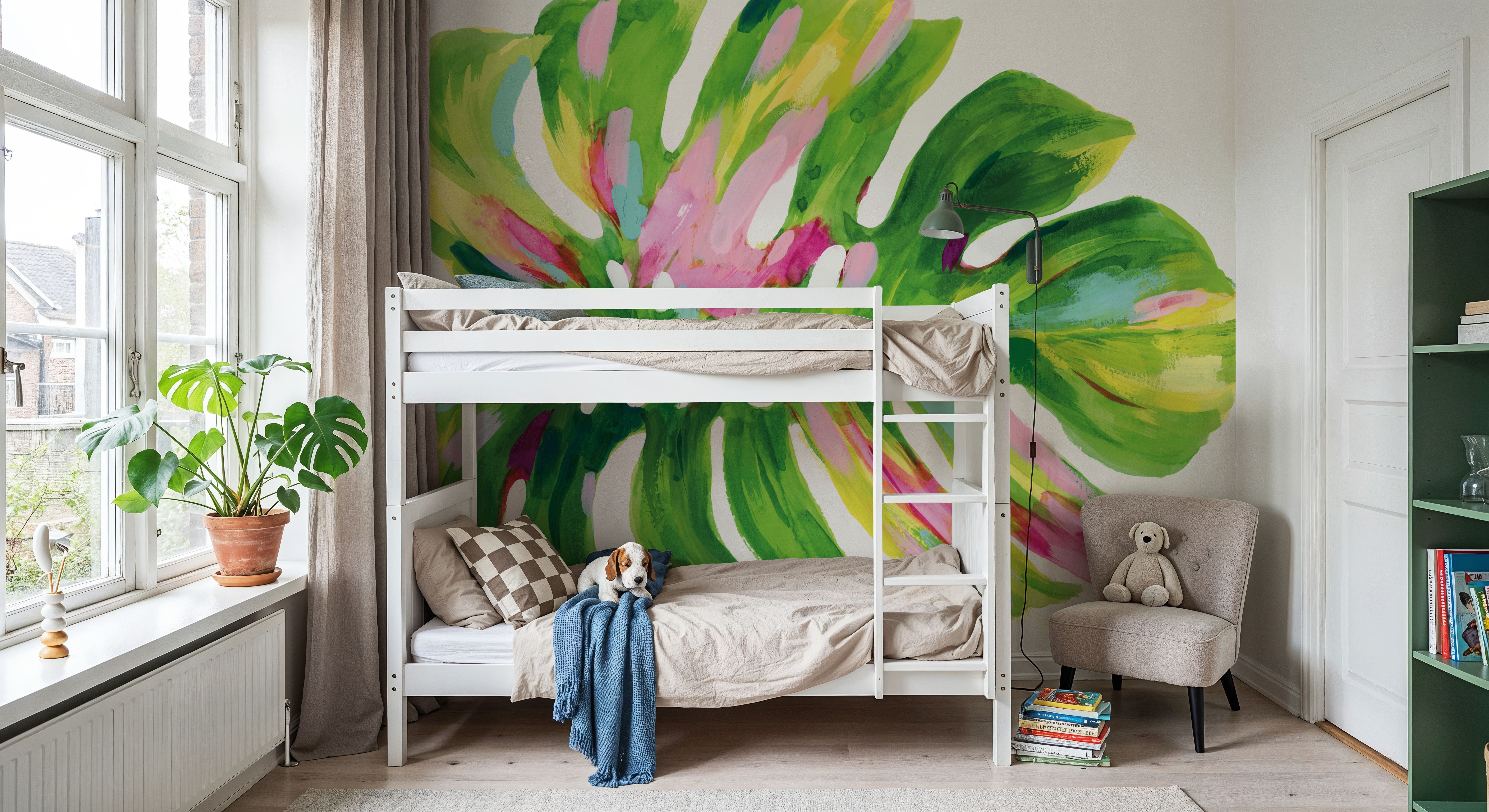 Colorful Tropical Leaf I