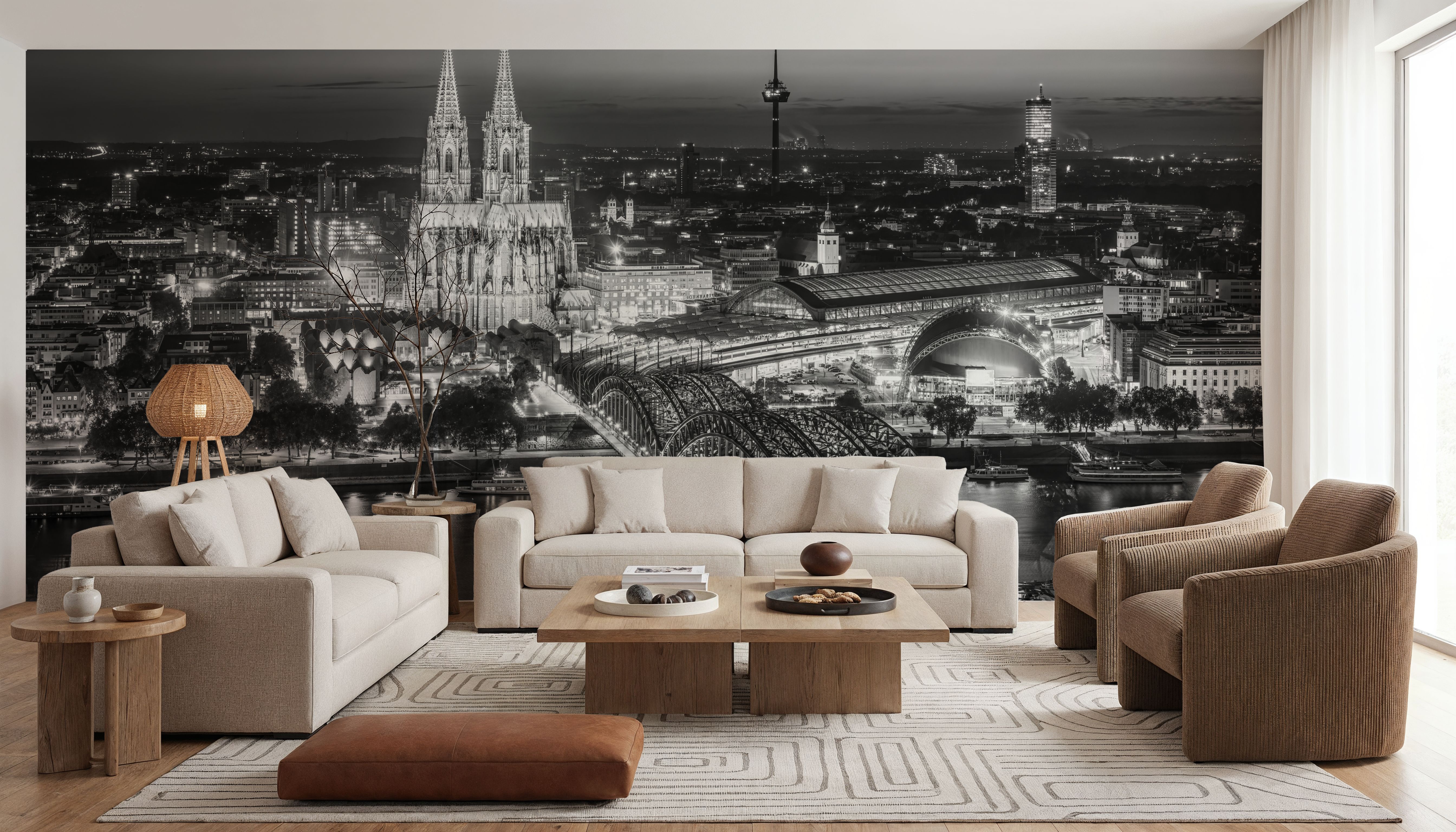 Cologne Cathedral Dusk BW