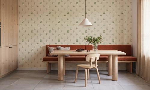 Nordic Flora Ivory, Light Beige