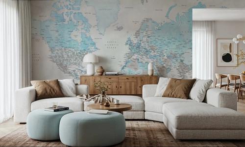 World Map Cities - Jabulani